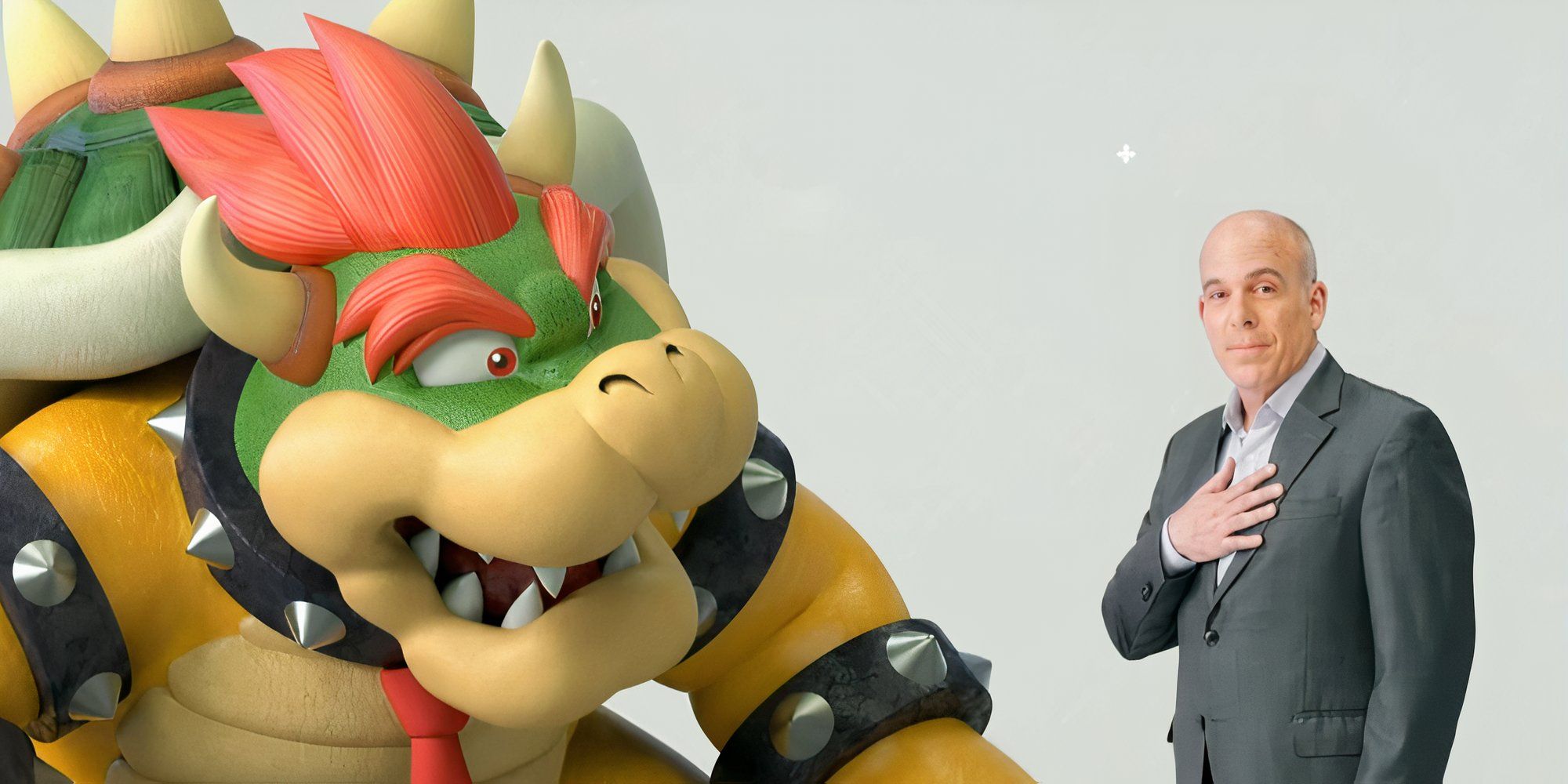 Doug Bowser meets Bowser during Nintendo's 2019 E3 presentation.
