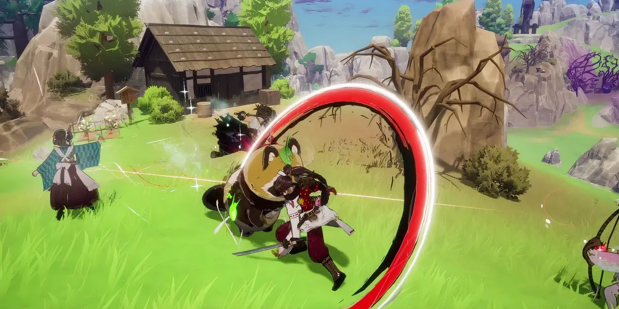 Gameplay screenshot from Rune Factory: Guardians Of Azuma.