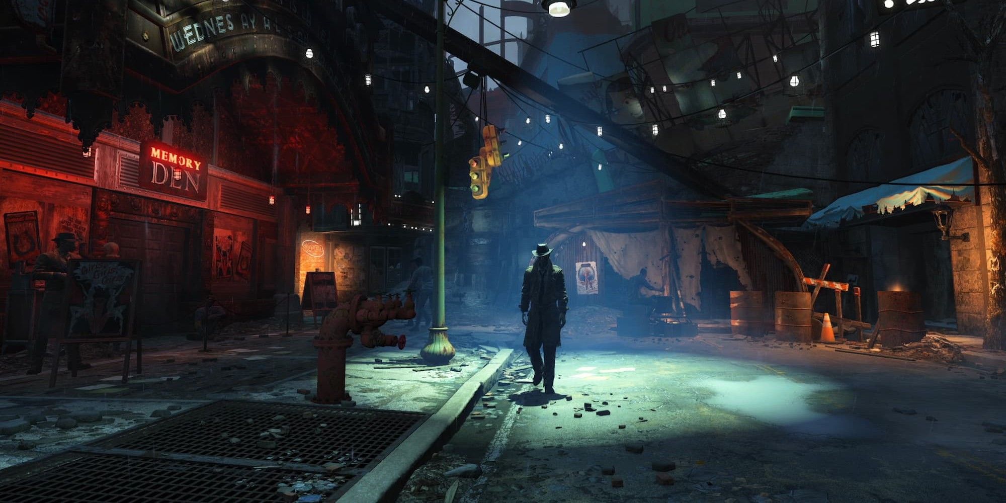 Walking Down a Dark Street in Fallout 4