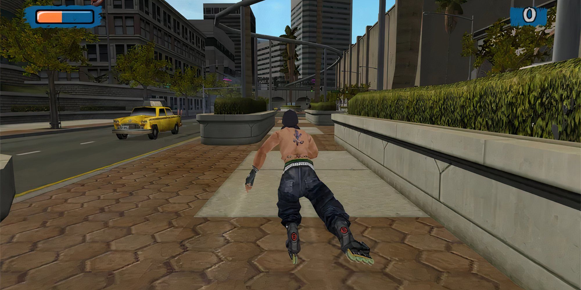 A screenshot from the 2002 game Aggressive Inline.