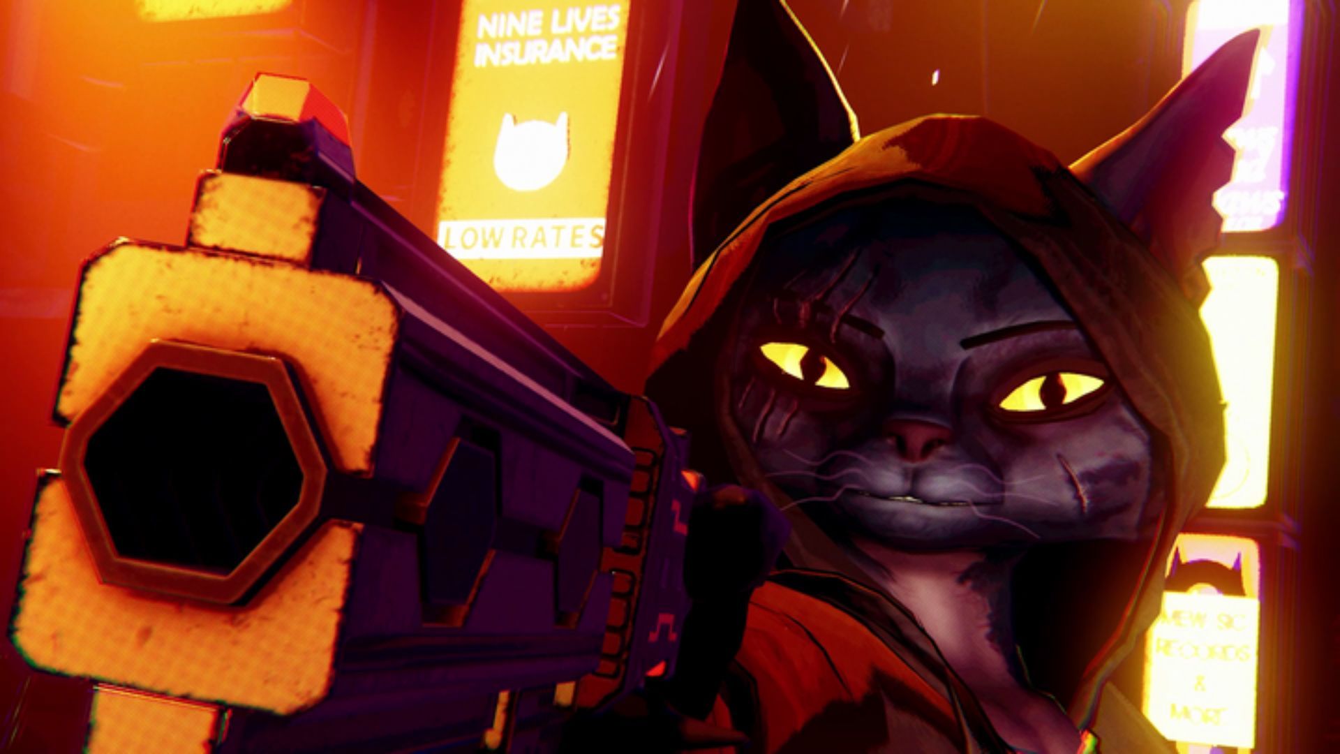 Cat Assassin Hugh Holding Gun