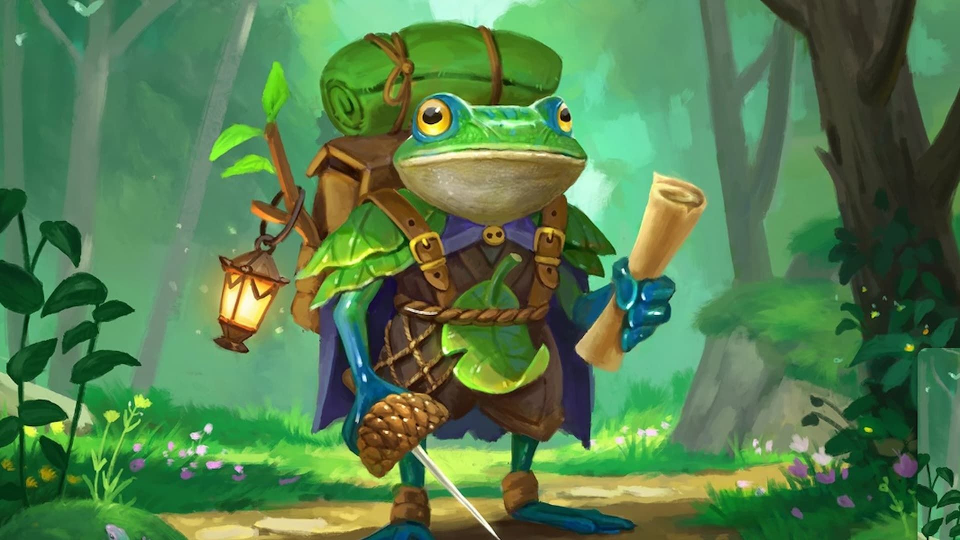 Daggerheart Frog Adventurer