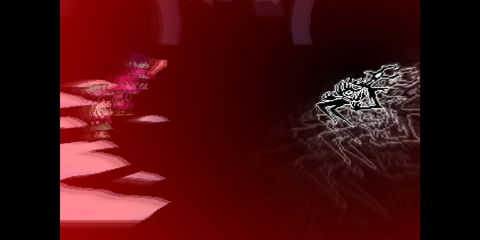 El tiro de apertura antes de que comience la batalla con el caballero