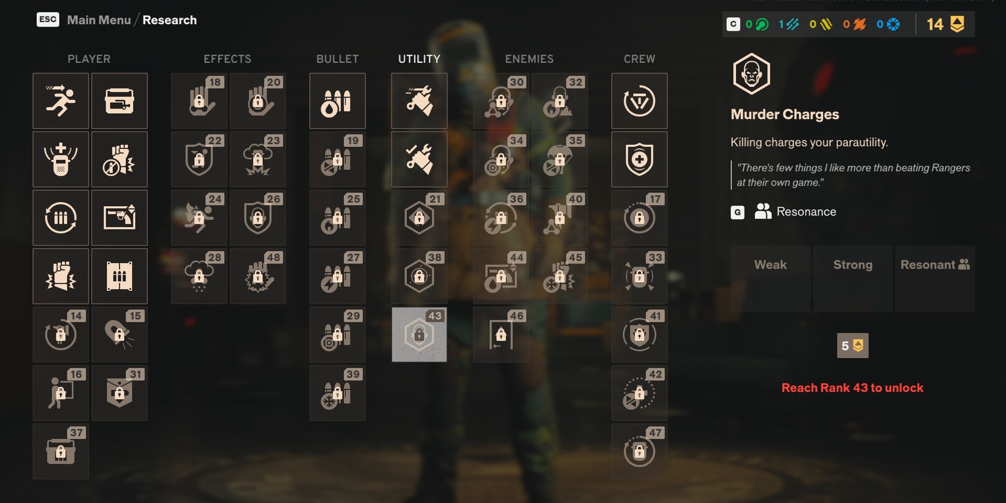 FBC Firebreak Best Research Perks Murder Charges