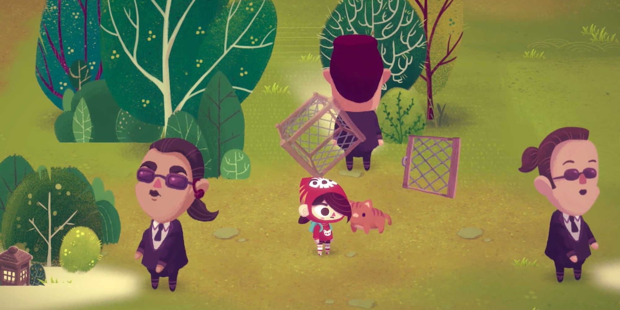 Freeing a Trapped Cat Surrounded by Guards in Mineko's Night Market