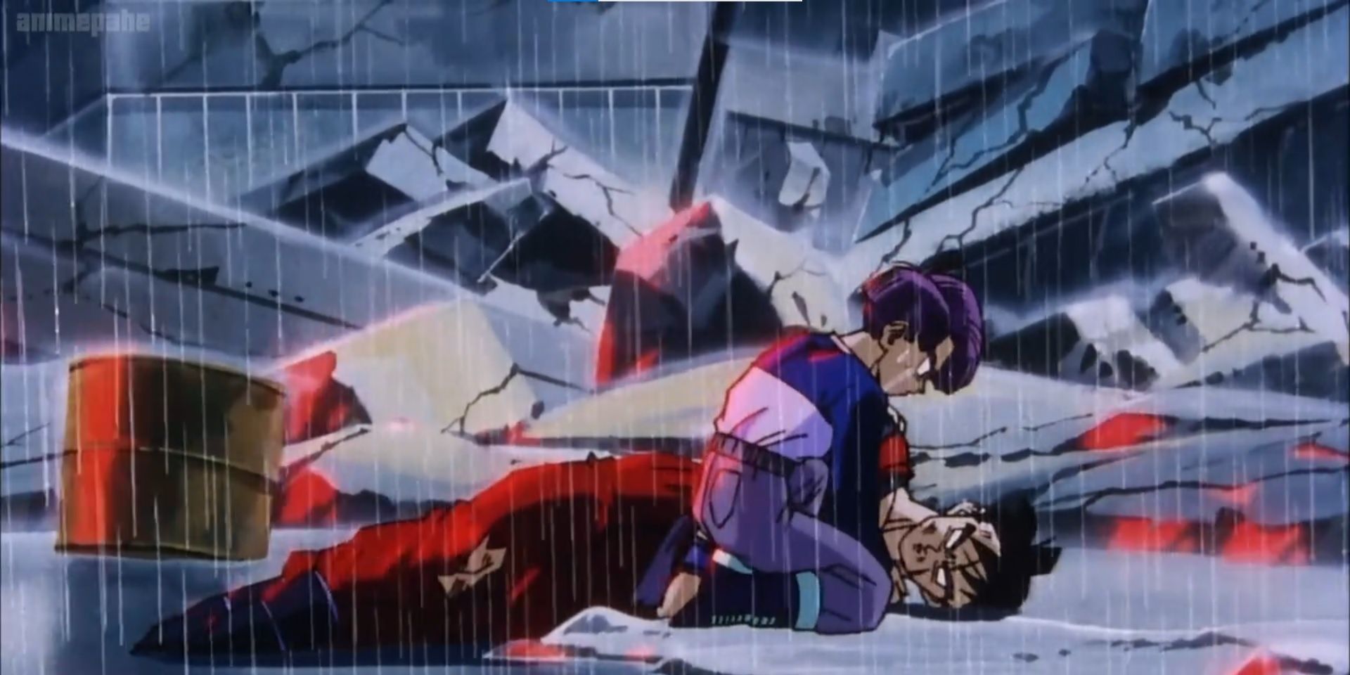 Future Trunks Finds Future Gohan (History of Trunks)