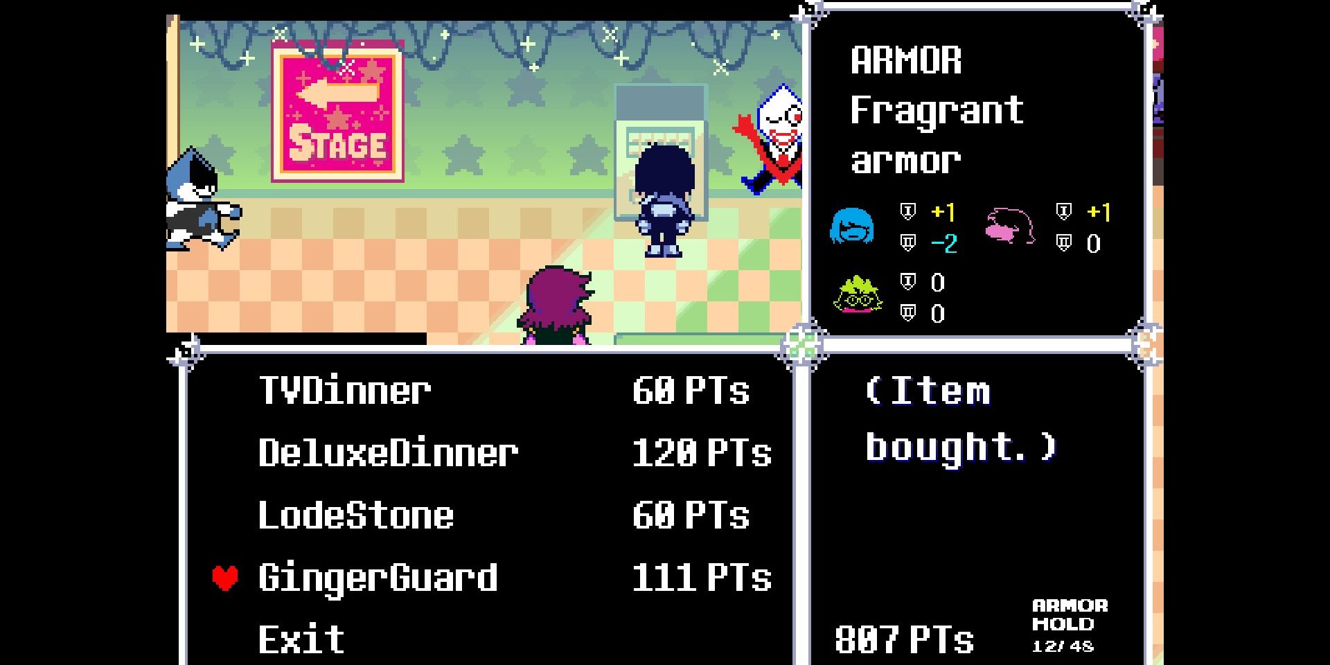 GingerGuard and LodeStone in Deltarune