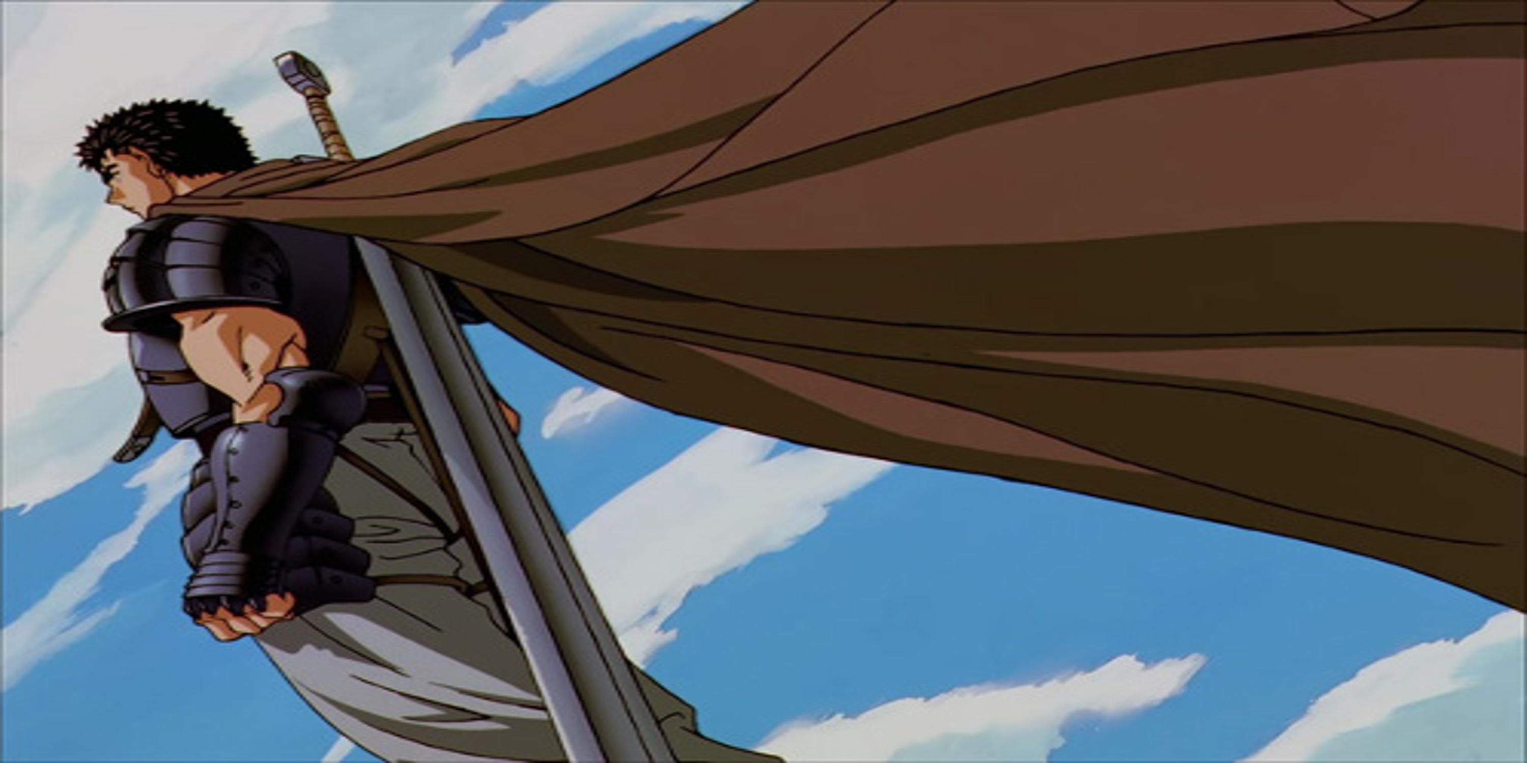 Guts standing with his Sword