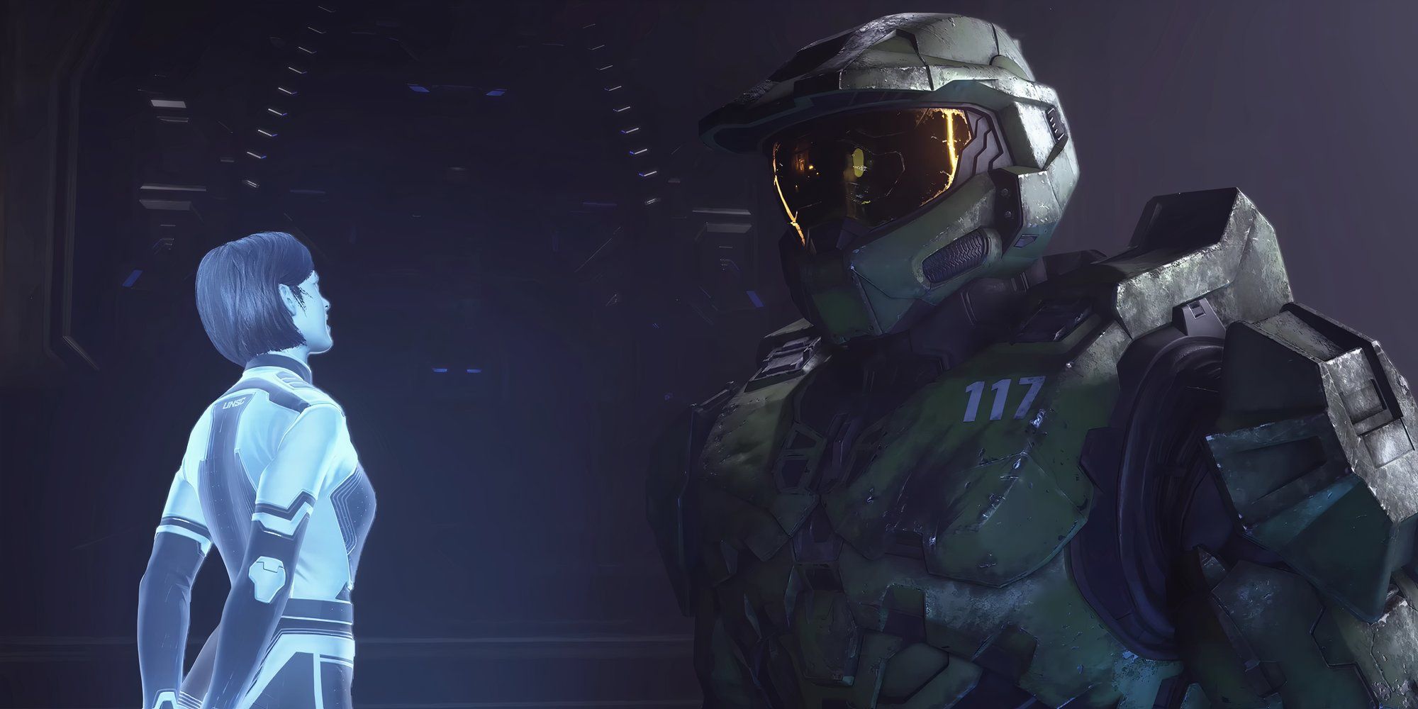 Halo Infinite Master Chief talking with The Weapon