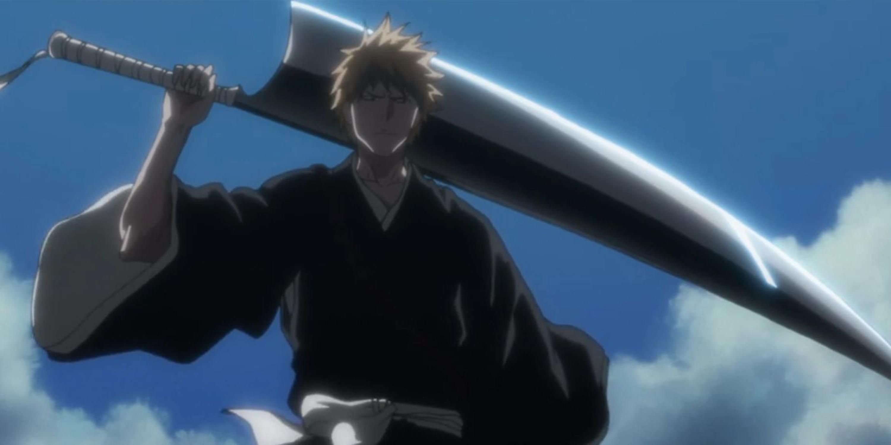 Ichogo holding Zangetsu from Bleach