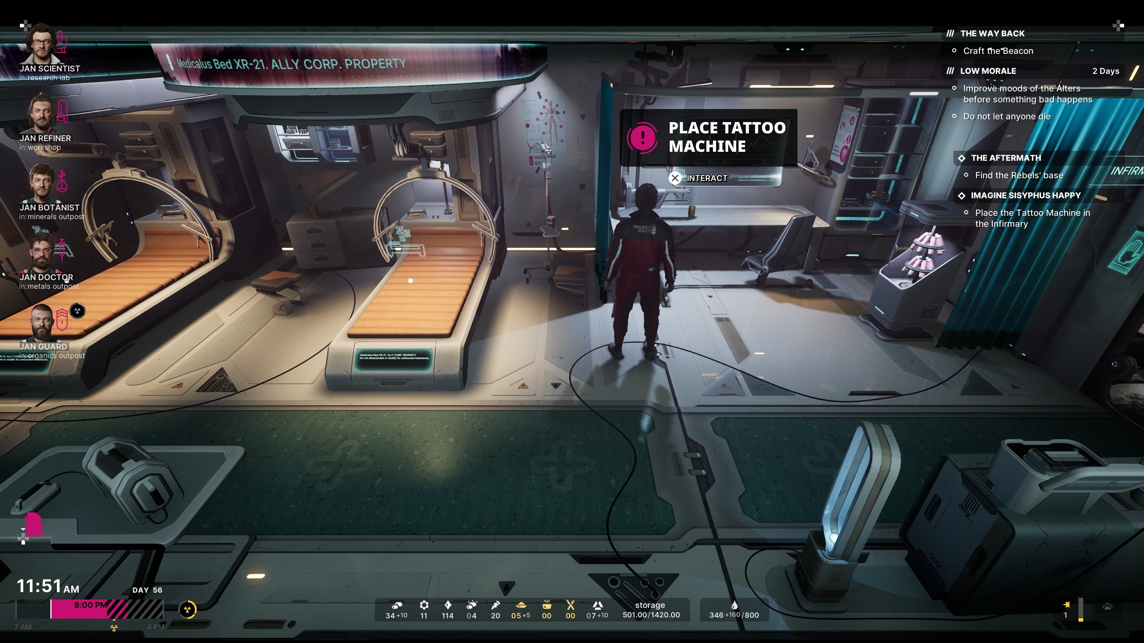the alters tattoo place machine