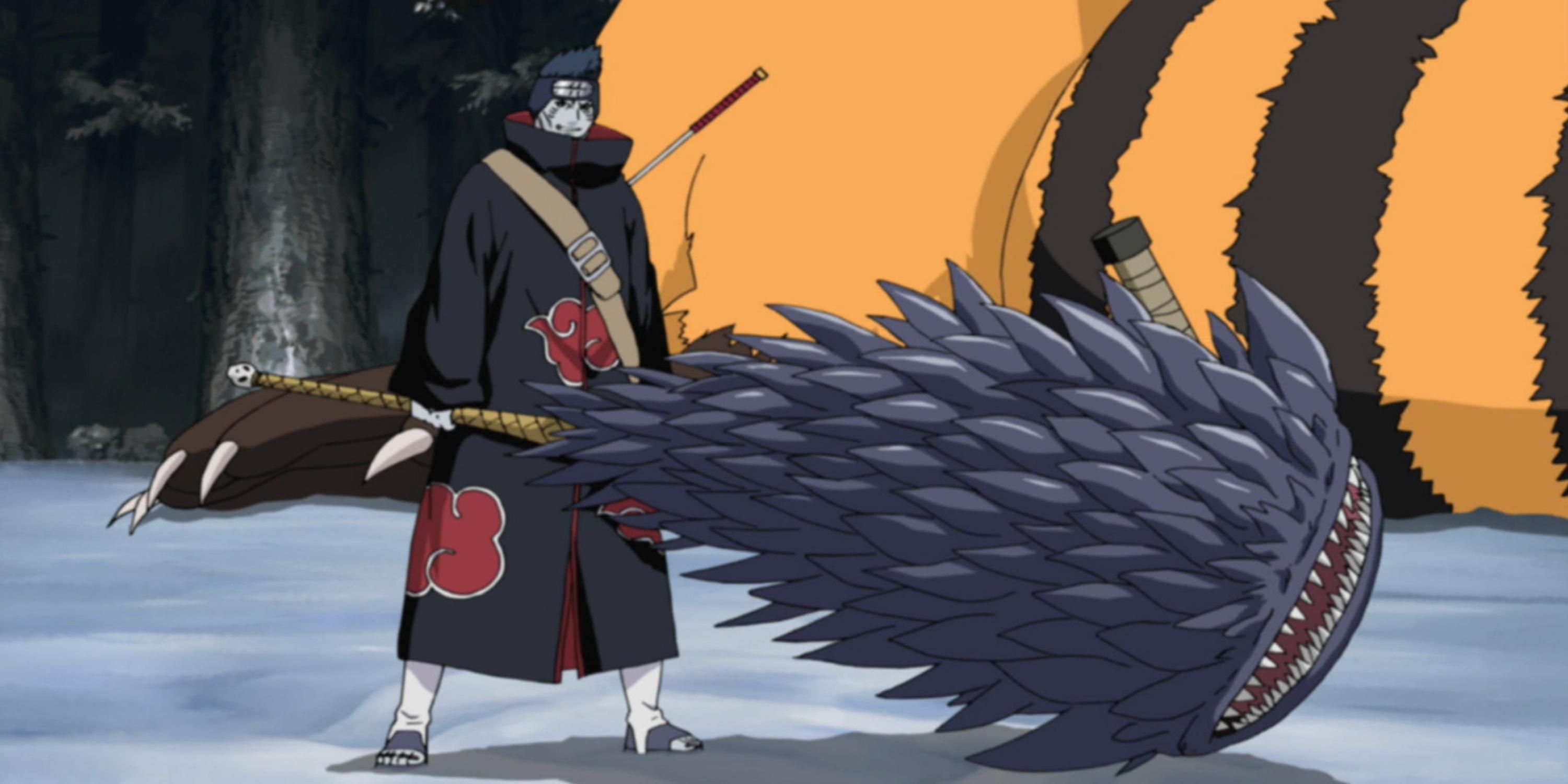 Kisame holding Samehada from Naruto Shippuden