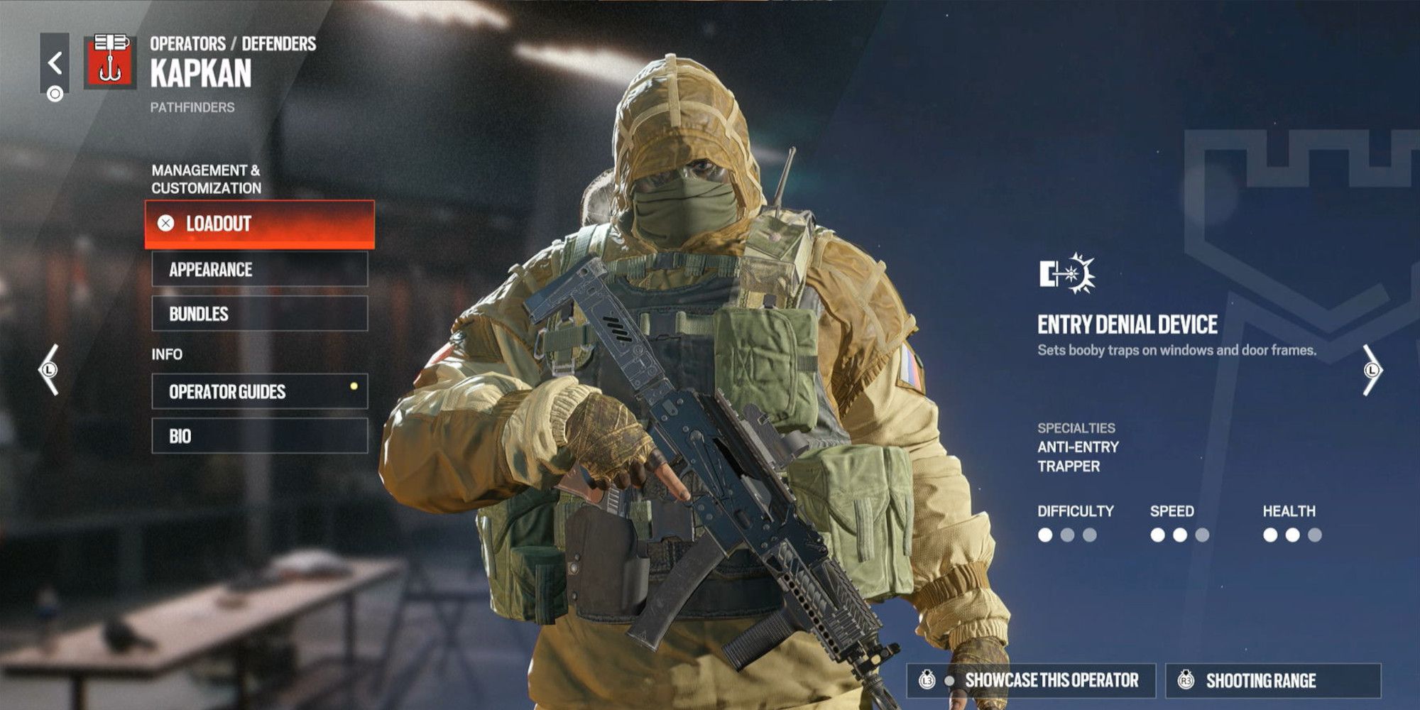R6 Siege X Kapkan