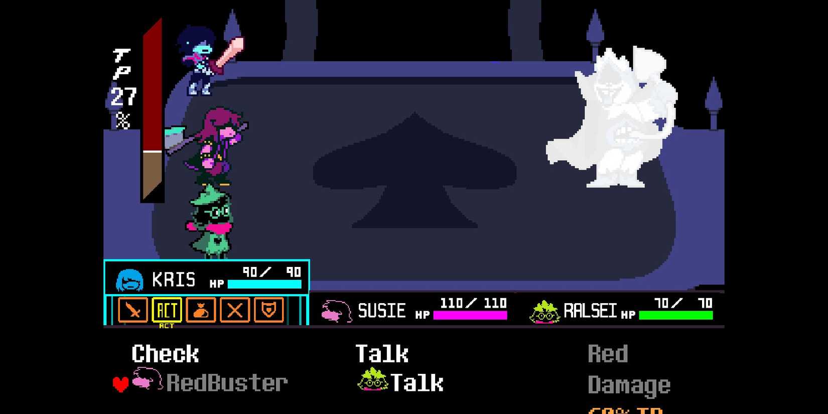 Susie Using Rude Buster Deltarune: Chapter One Full Guide and Walkthrough