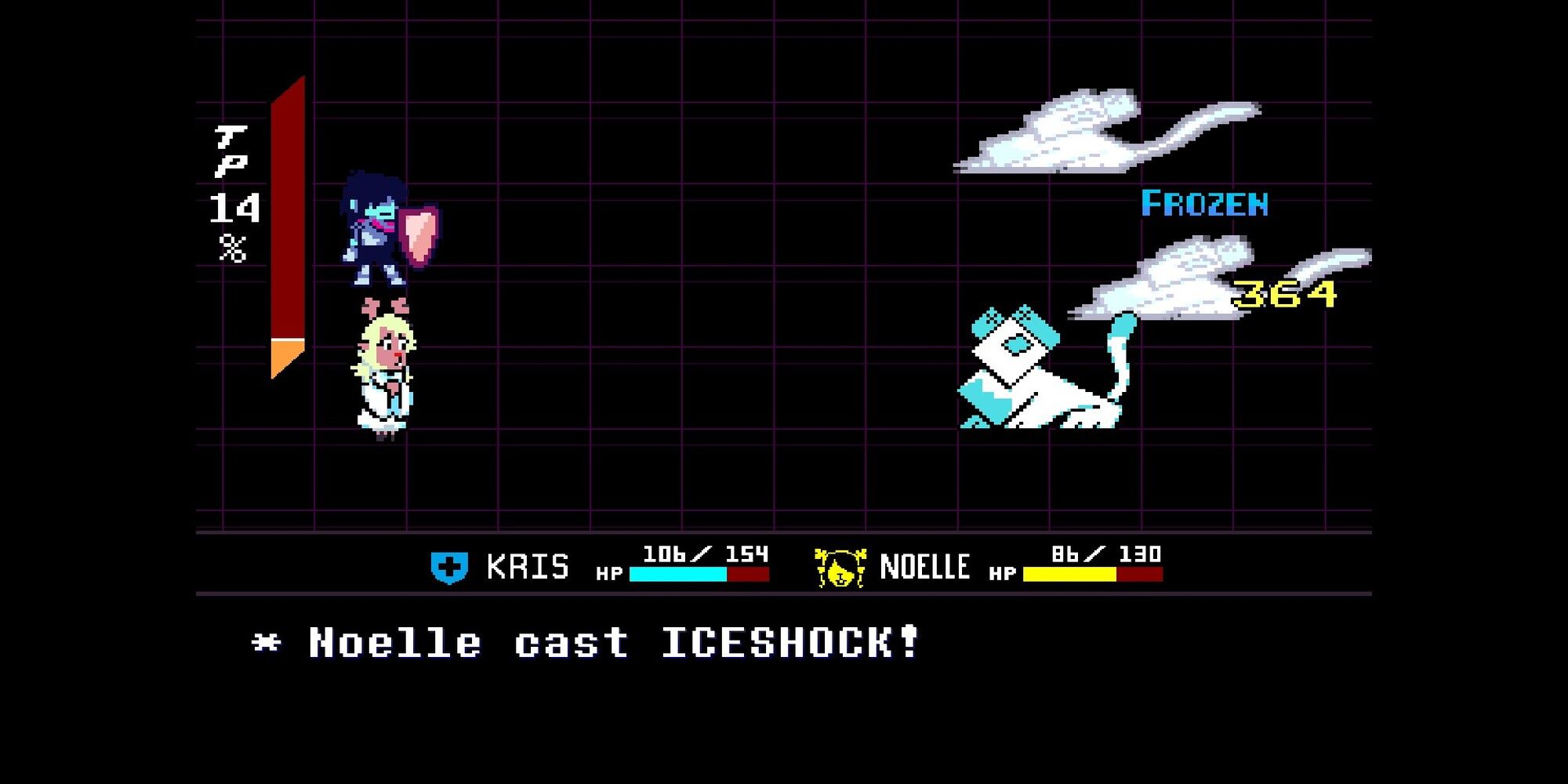 Showcase of the FreezeRing's increased damage