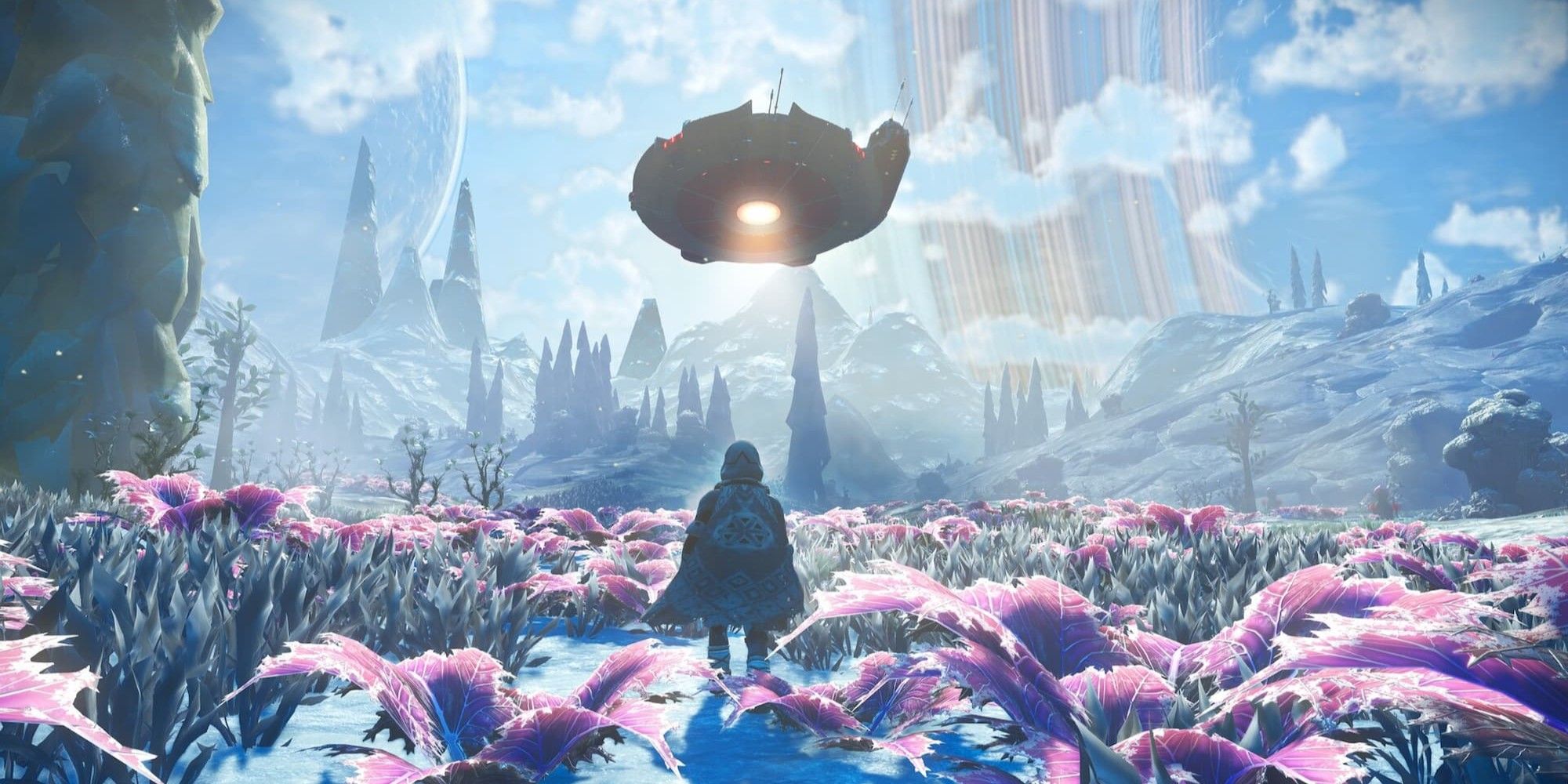 Standing on an Alien Planet in No Mans Sky