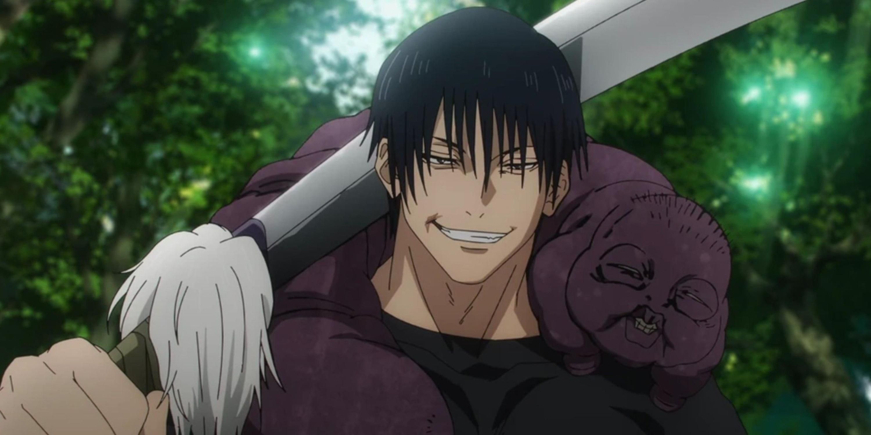 Toji  holding Split Soul Katana from Jujutsu Kaisen