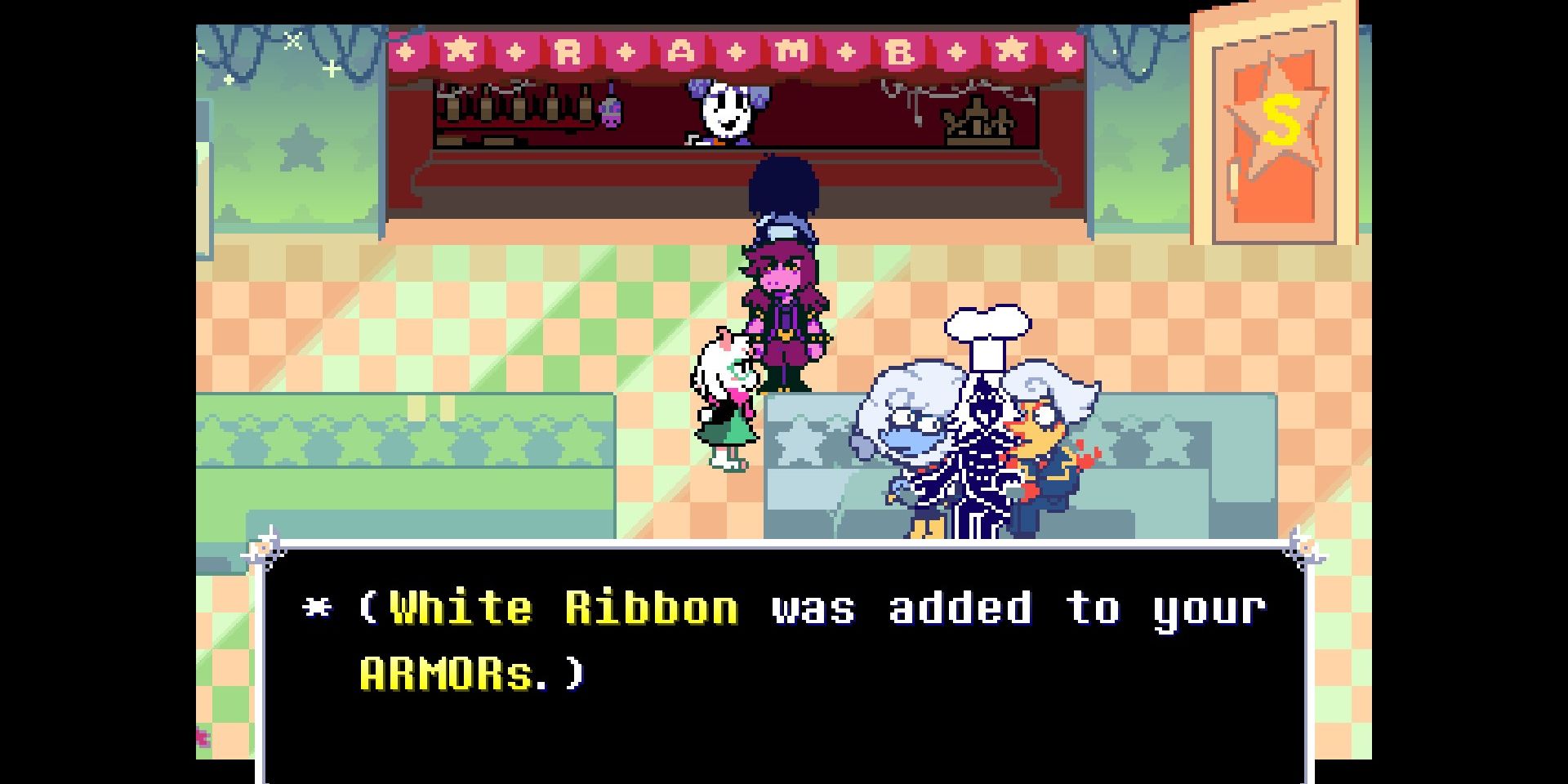 Getting the White Ribbon Again Deltarune