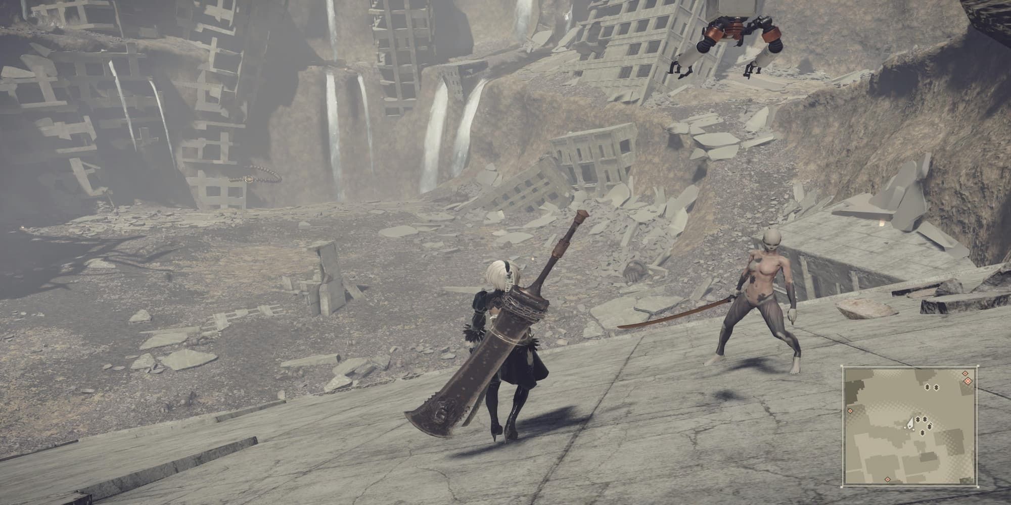 A repaired Android in NieR: Automata