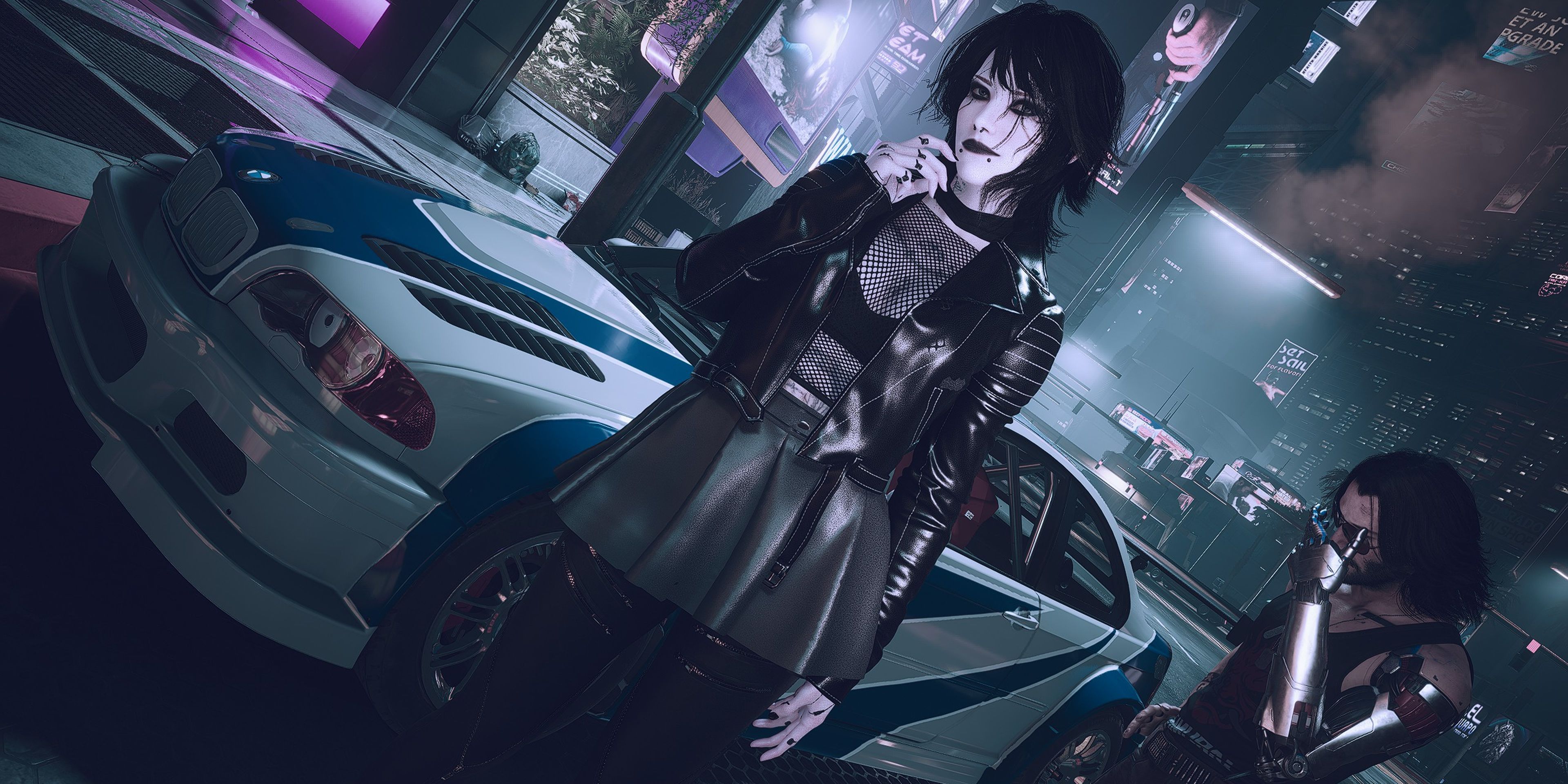 Cyberpunk 2077 V and johnny