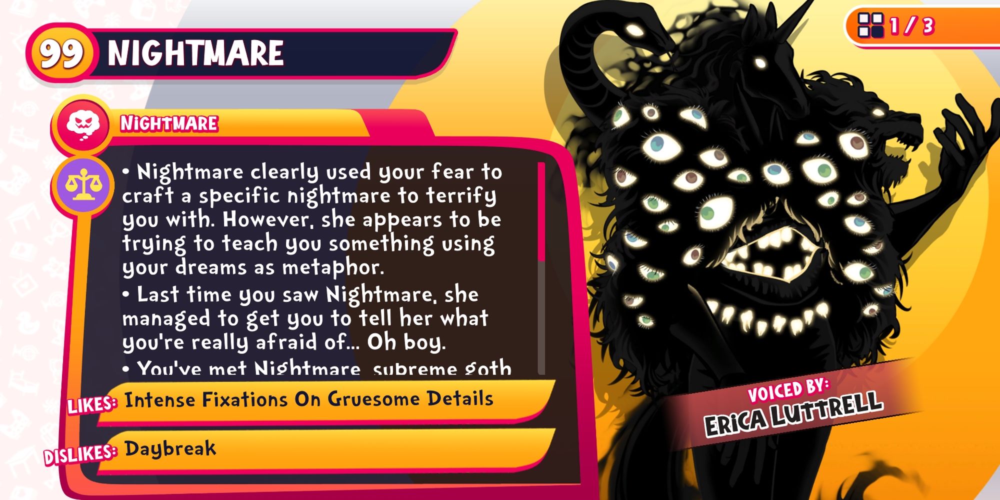 Date Everything Nightmare Info