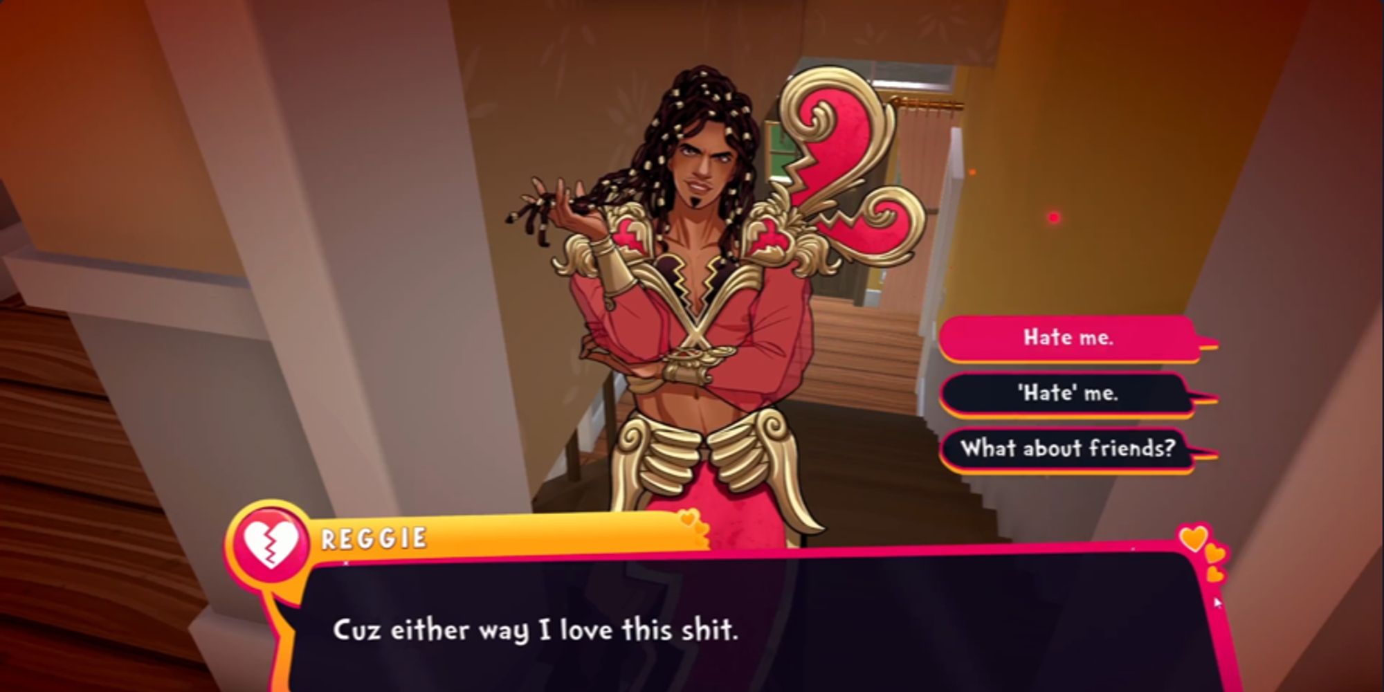 Date Everything Reggie Love&Hate Path