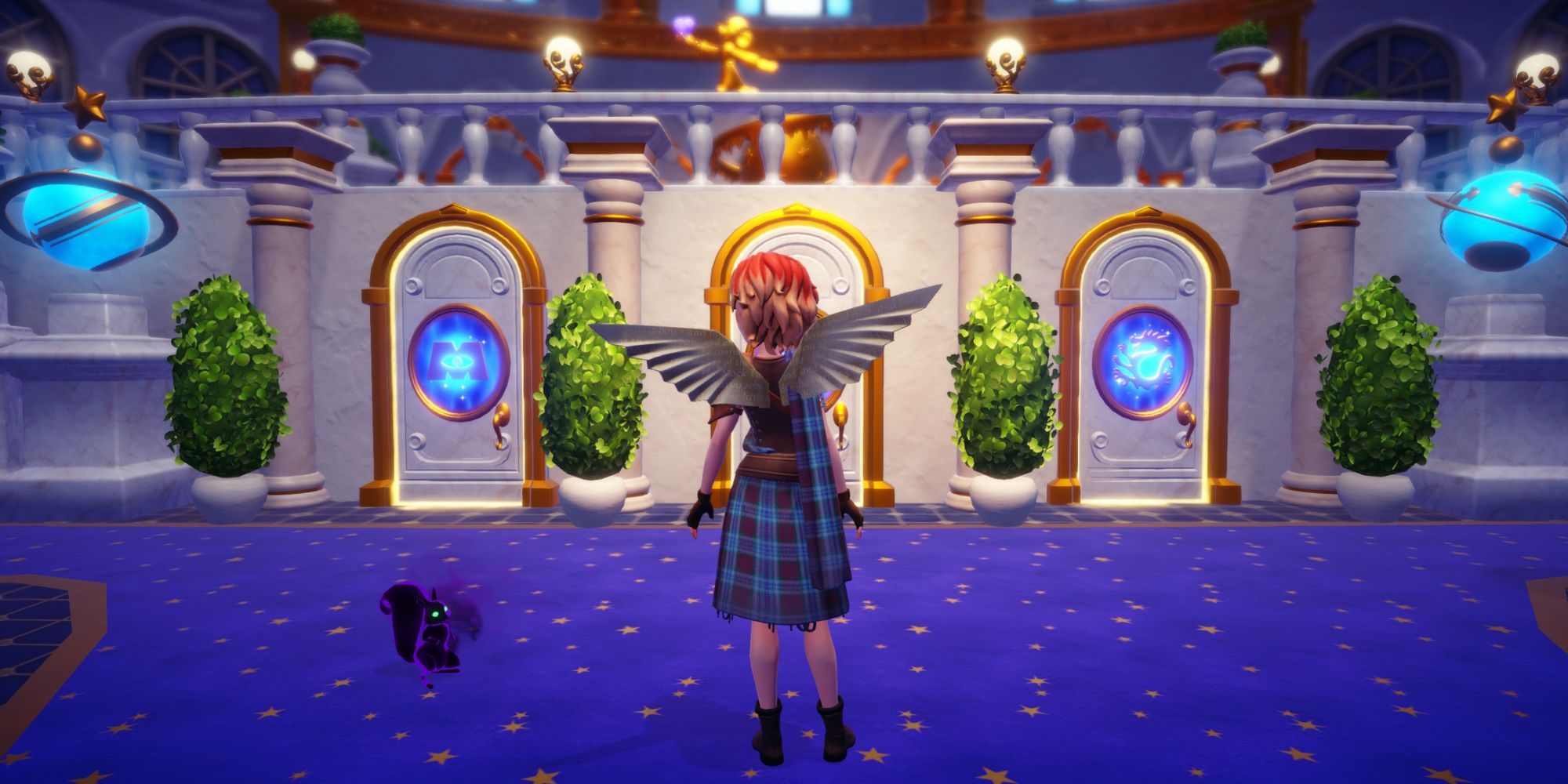 Disney Dreamlight Valley Player in Castle Near Realms