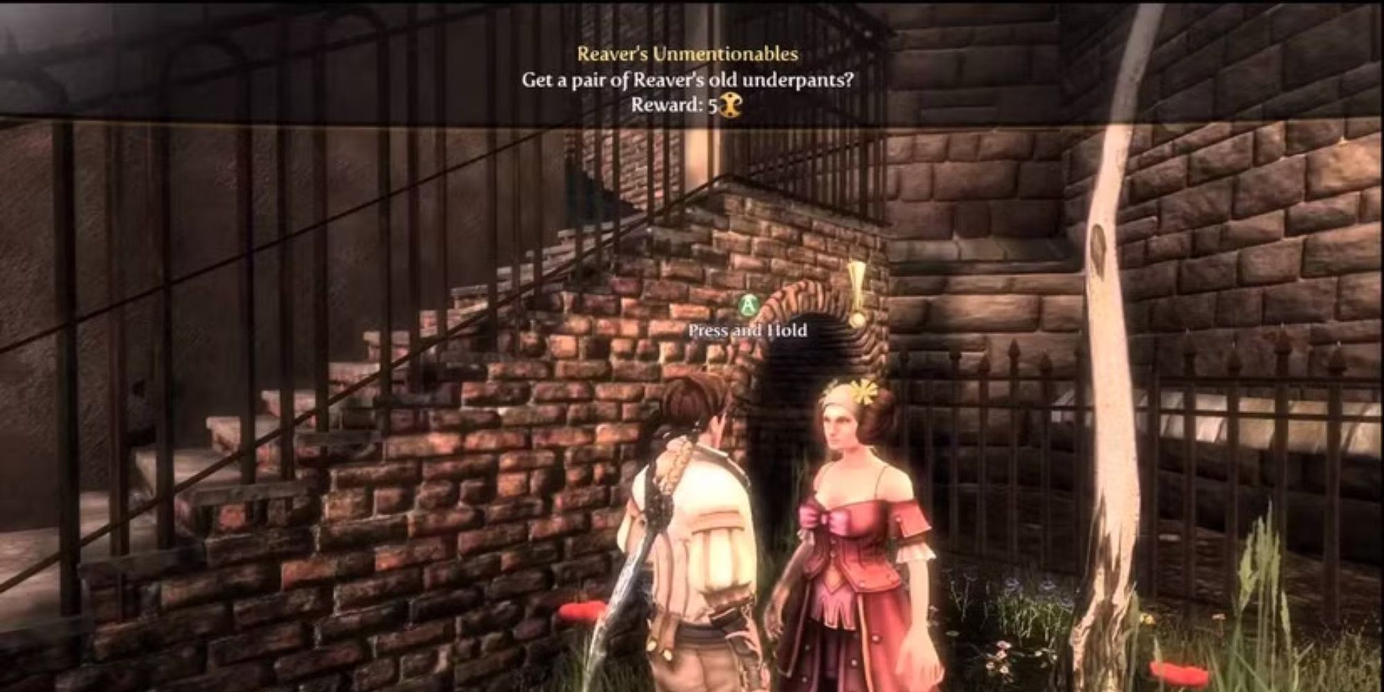 A silly underpants quest in Fable.