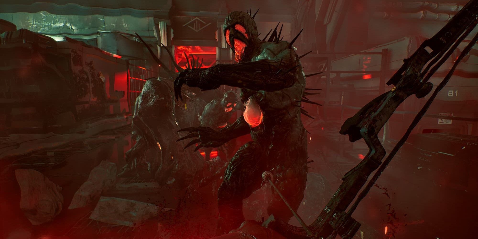 Fighting a Spiky Monster in Killing Floor 3