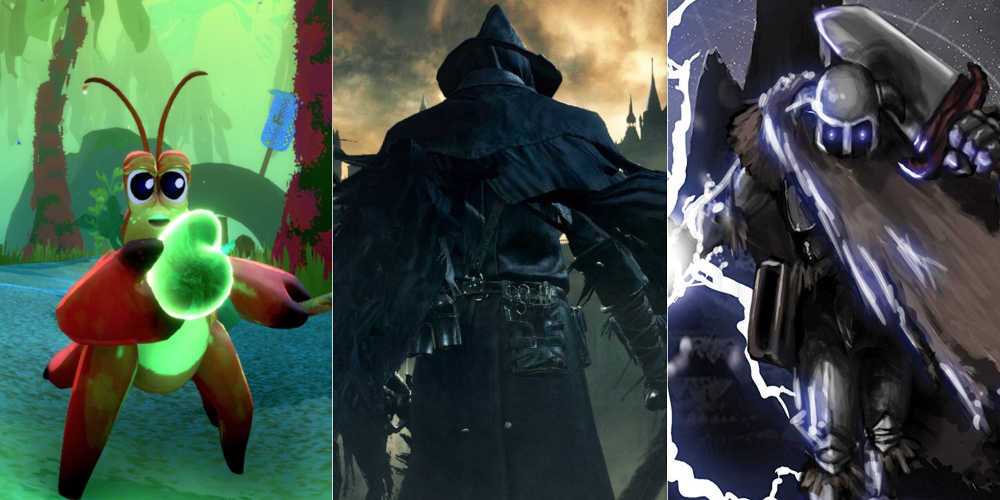 Games That Will Make You A Souls Fan Another's Crab Treasure Bloodborne Salt and Sanctuary