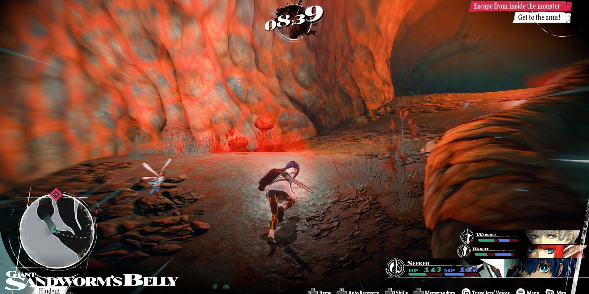 Timer in the Giant Sandworm Belly 