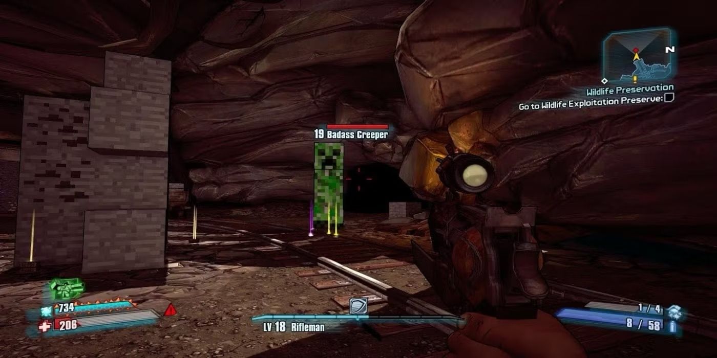 Minecraft Cave Borderlands 2
