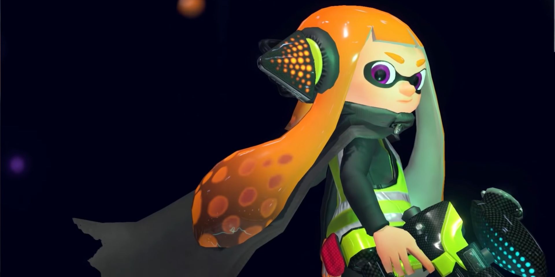Screenshot of Inner Agent 3 seen before their fight in Splatoon 2: Octo Expansion.