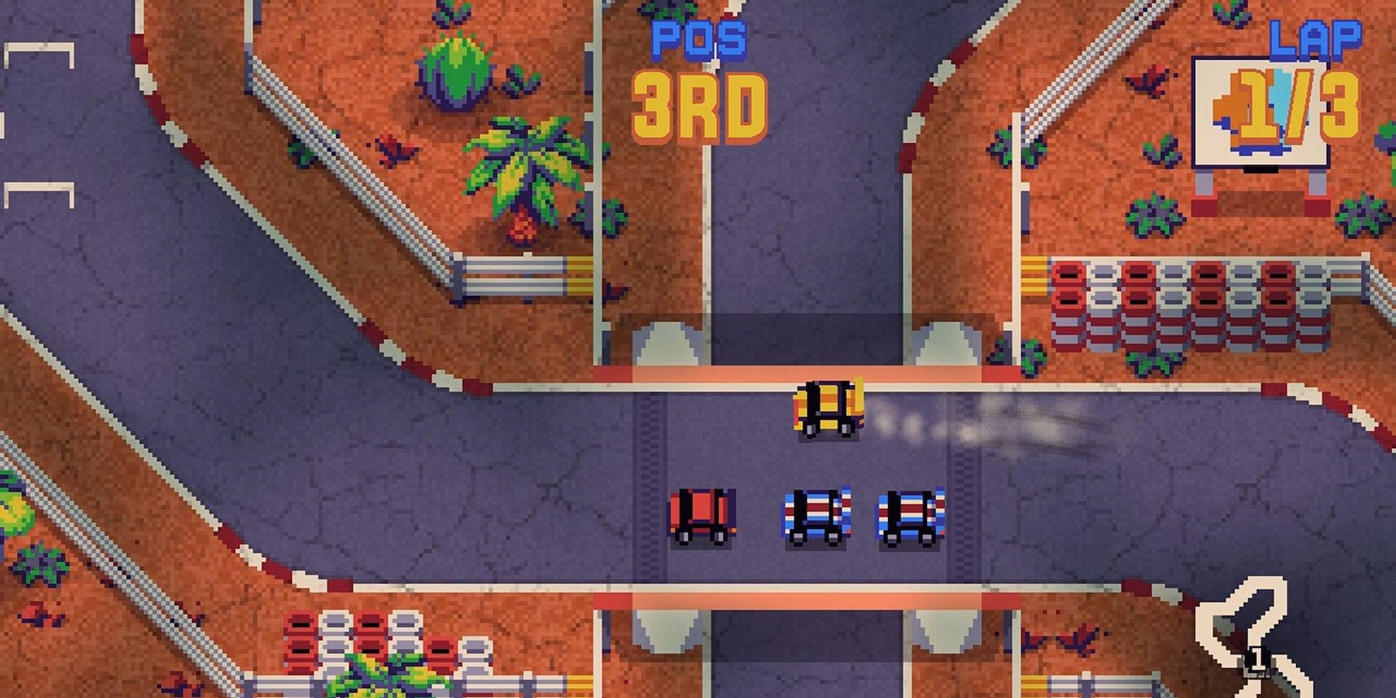 Placing Third in a Race in Tiny Racing