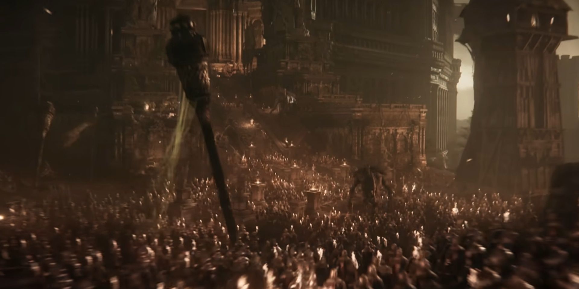 La guerra destrozada en el anillo de elden