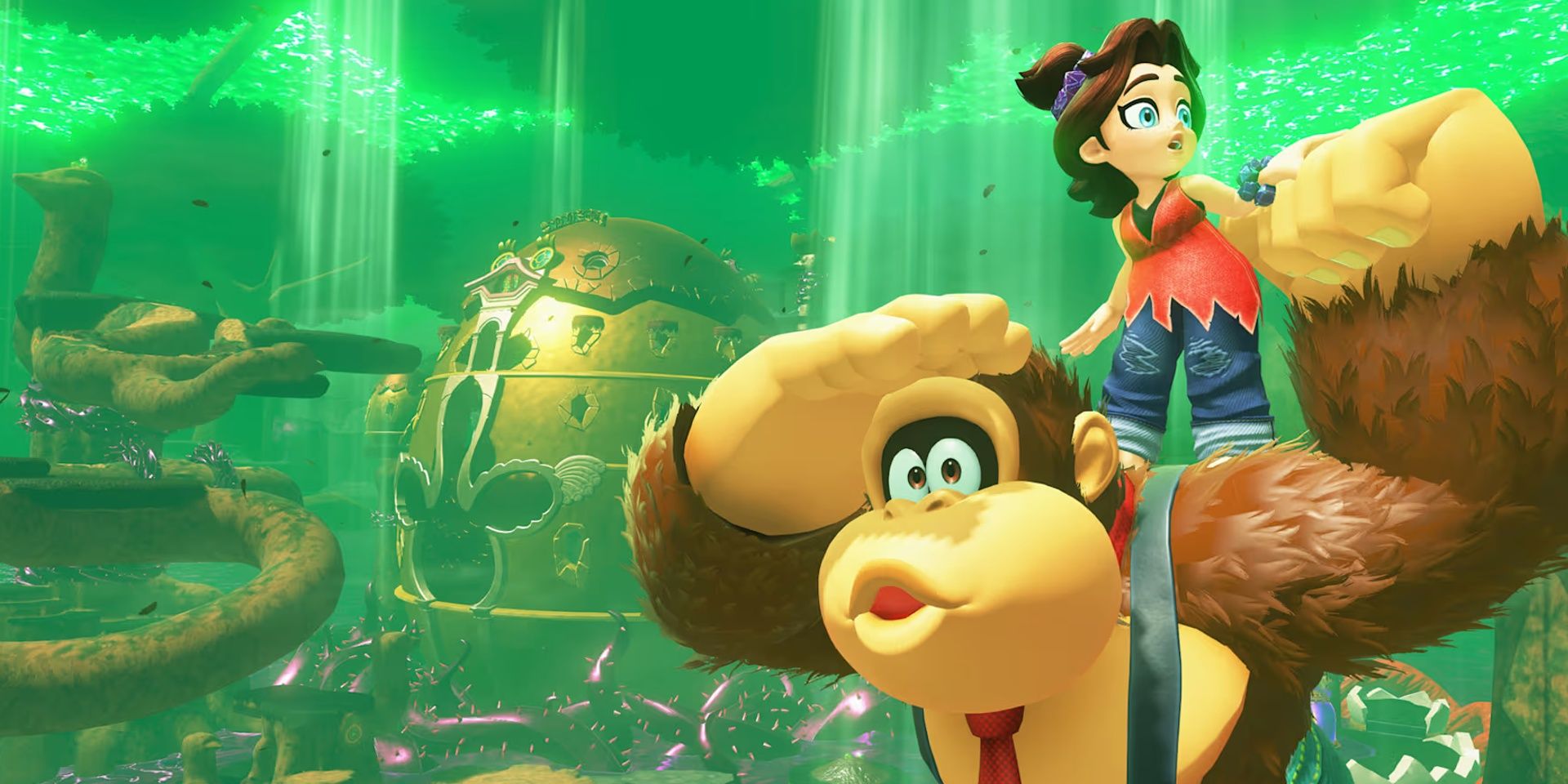 DK and Pauline in Donkey Kong Bananza
