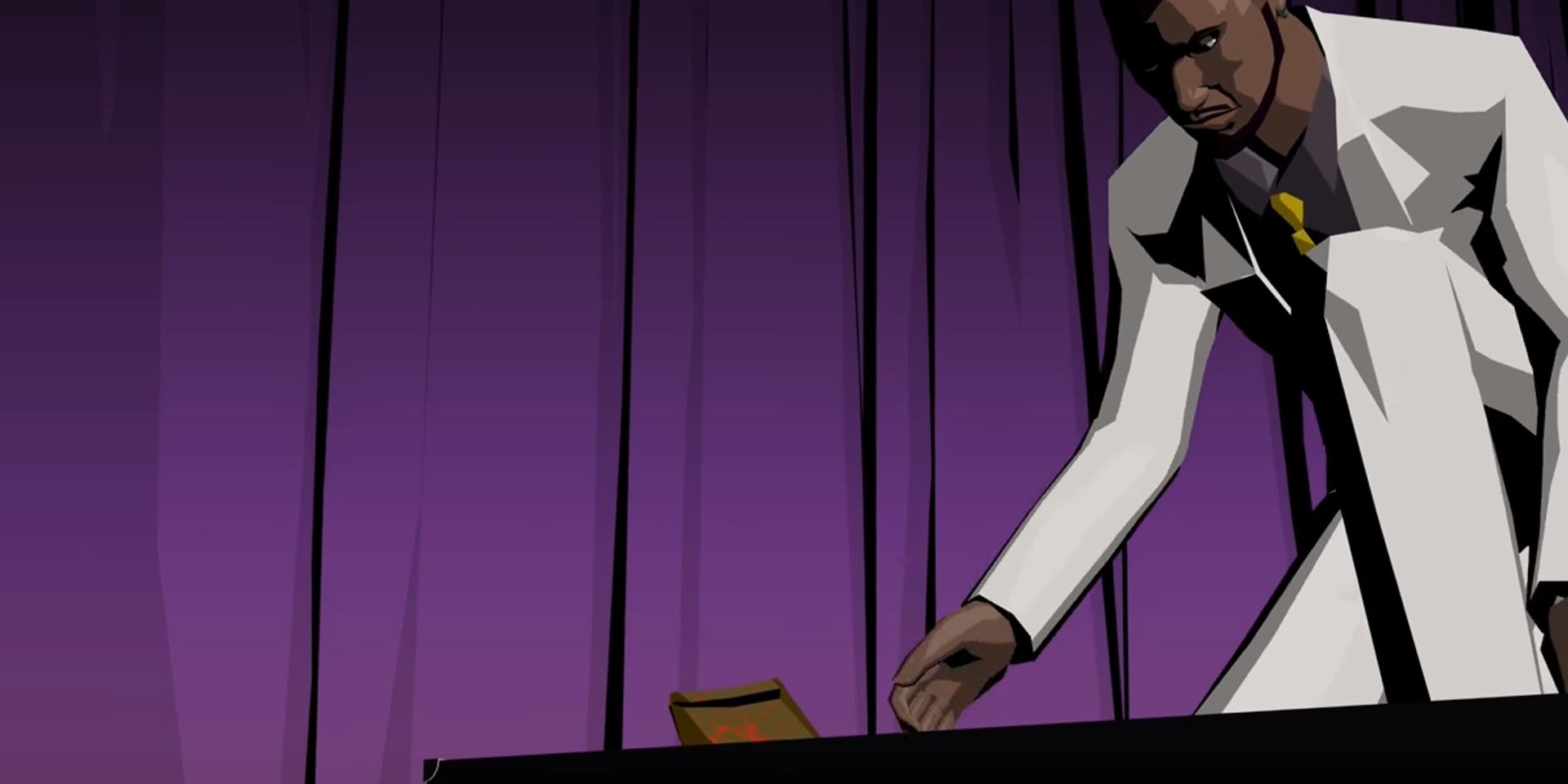 Garcian retrieves a head in Killer7