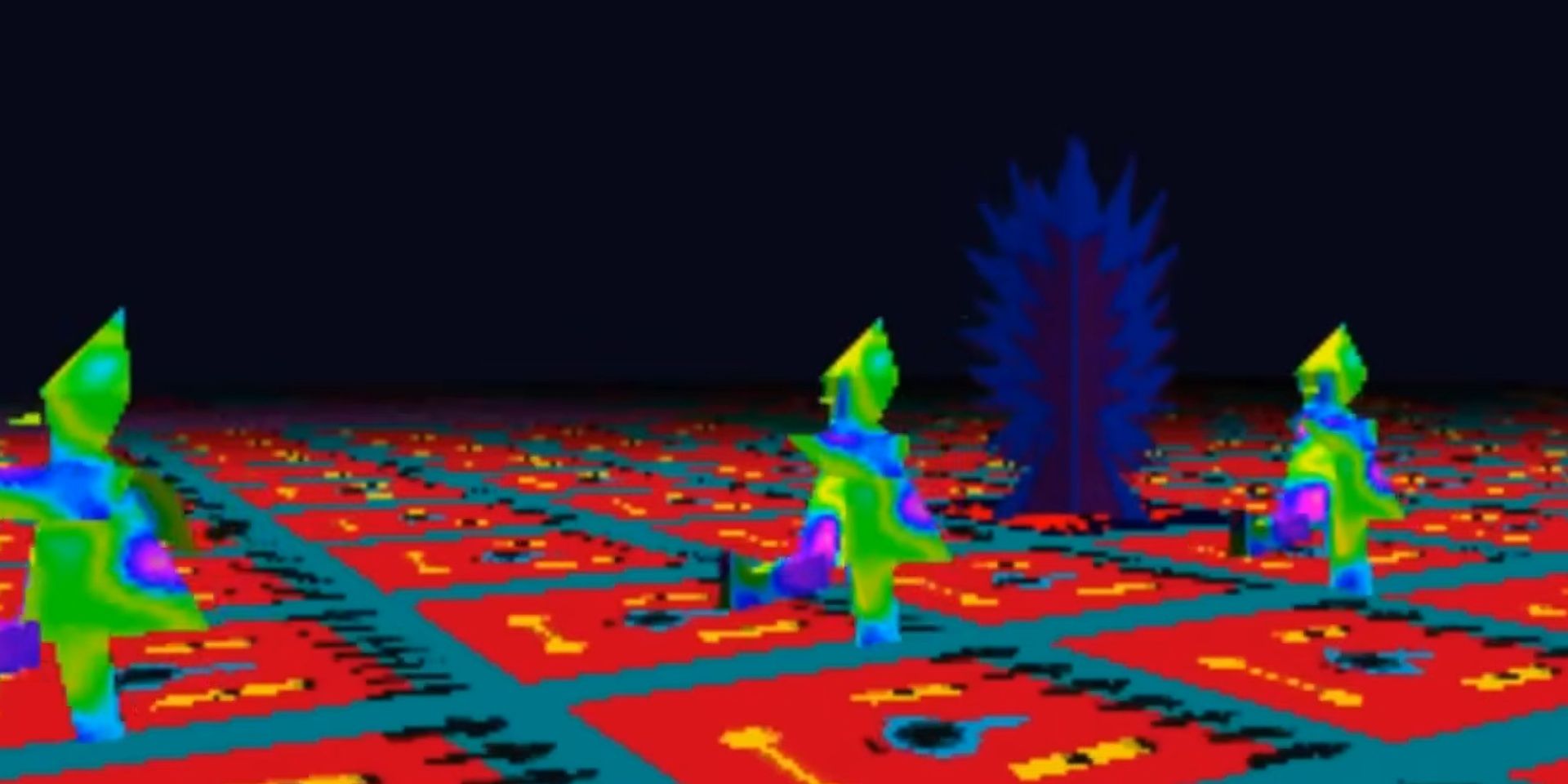 Marching figures in LSD Dream Emulator
