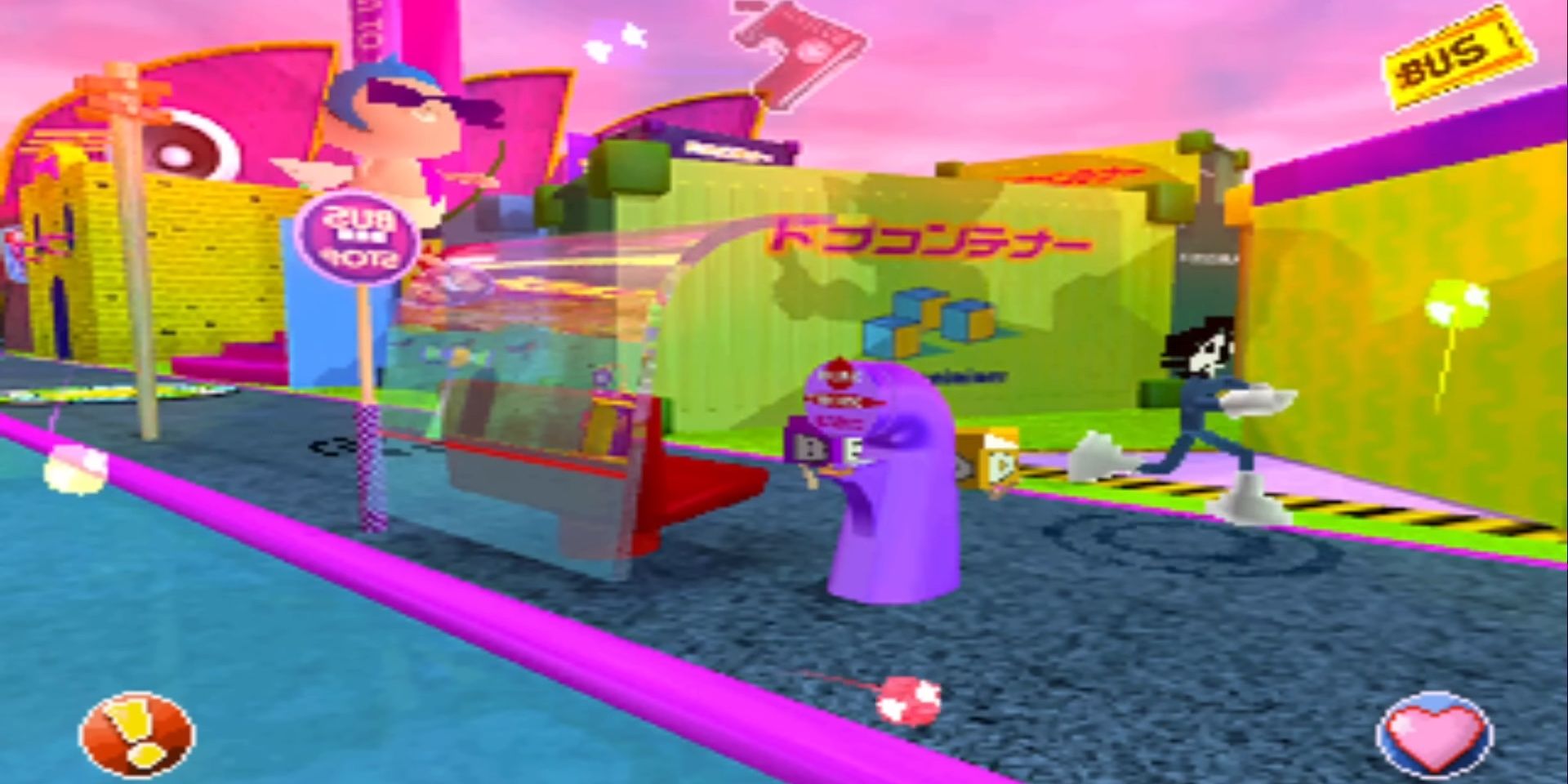 Running from an enemy in Planet Dob