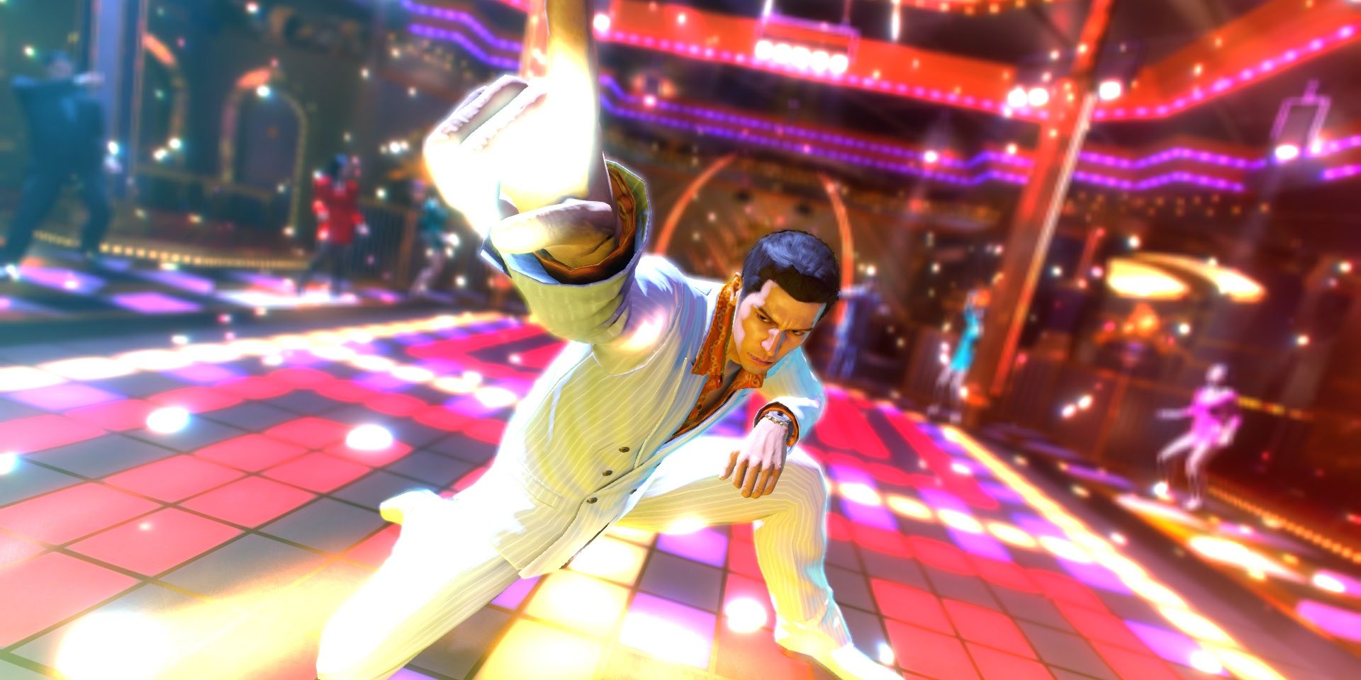 Kiryu in the disco in Yakuza 0