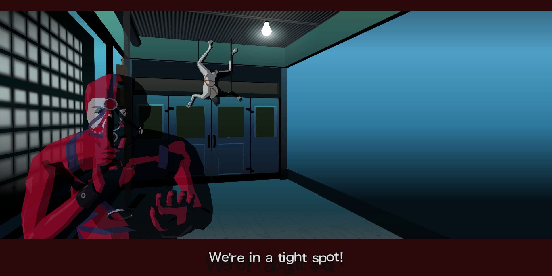 Talking to Iwazaru in Killer7