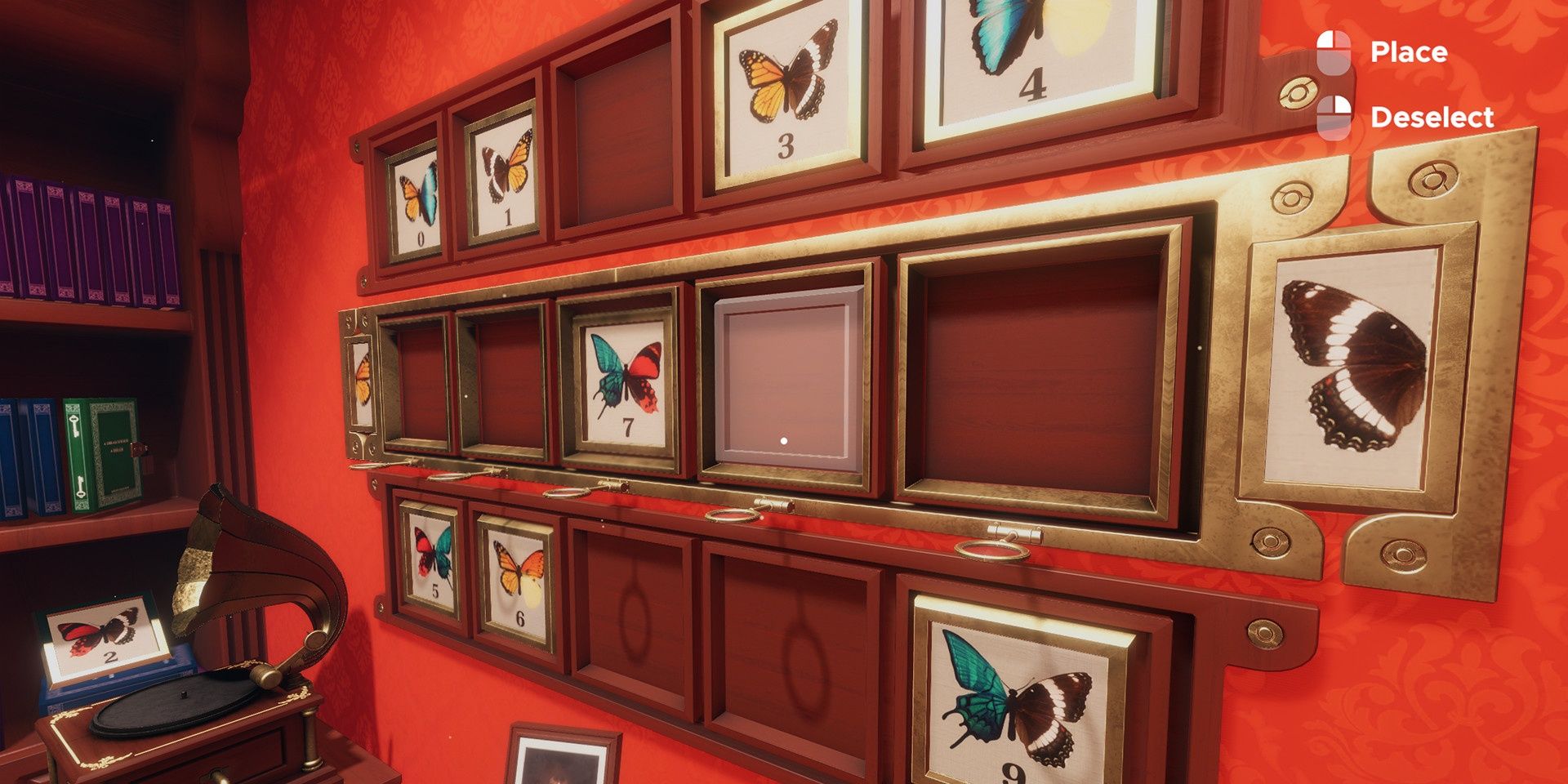 A puzzle of butterflies in Escape Simulator