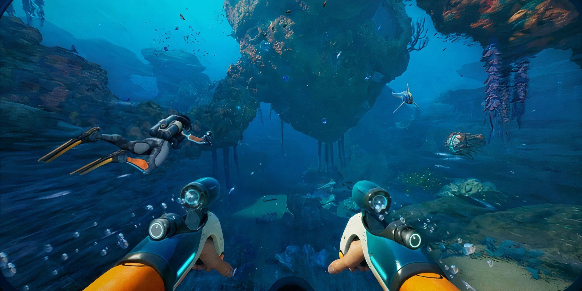 Ocean swimming in SubNAUTICA 2