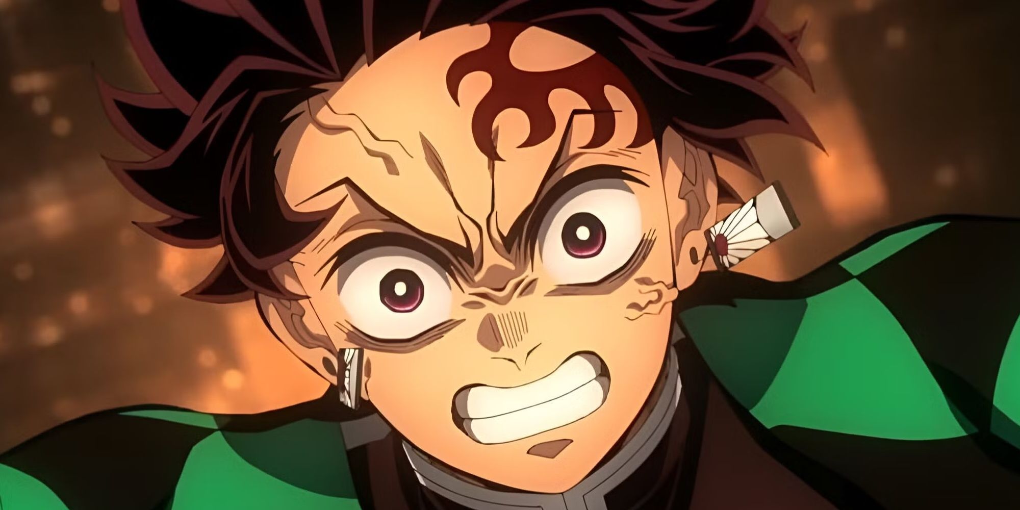 Tanjiro Comforting the Soul of the Demon in the Temple Arc 