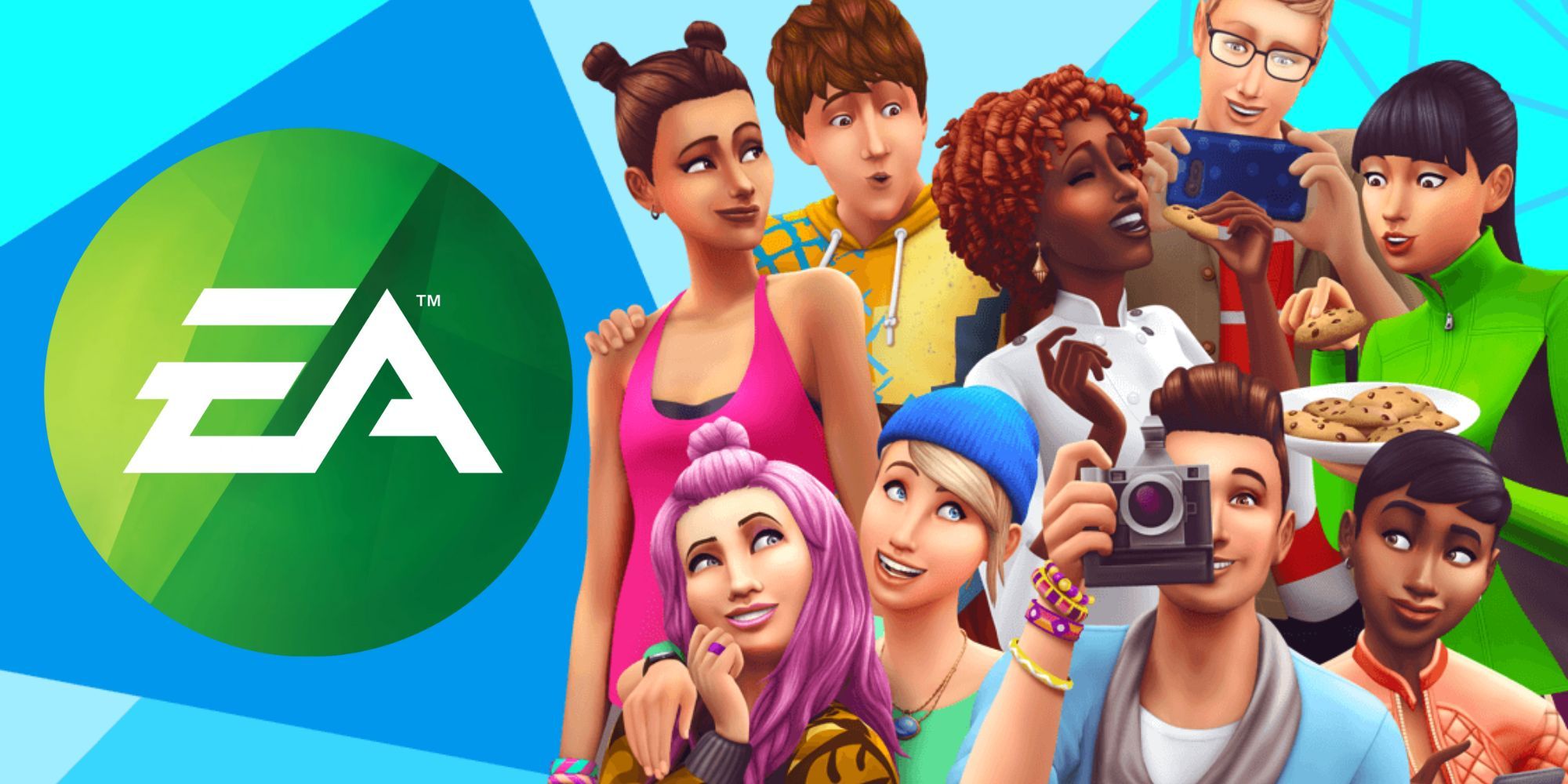 The Sims 4 with EA Logo