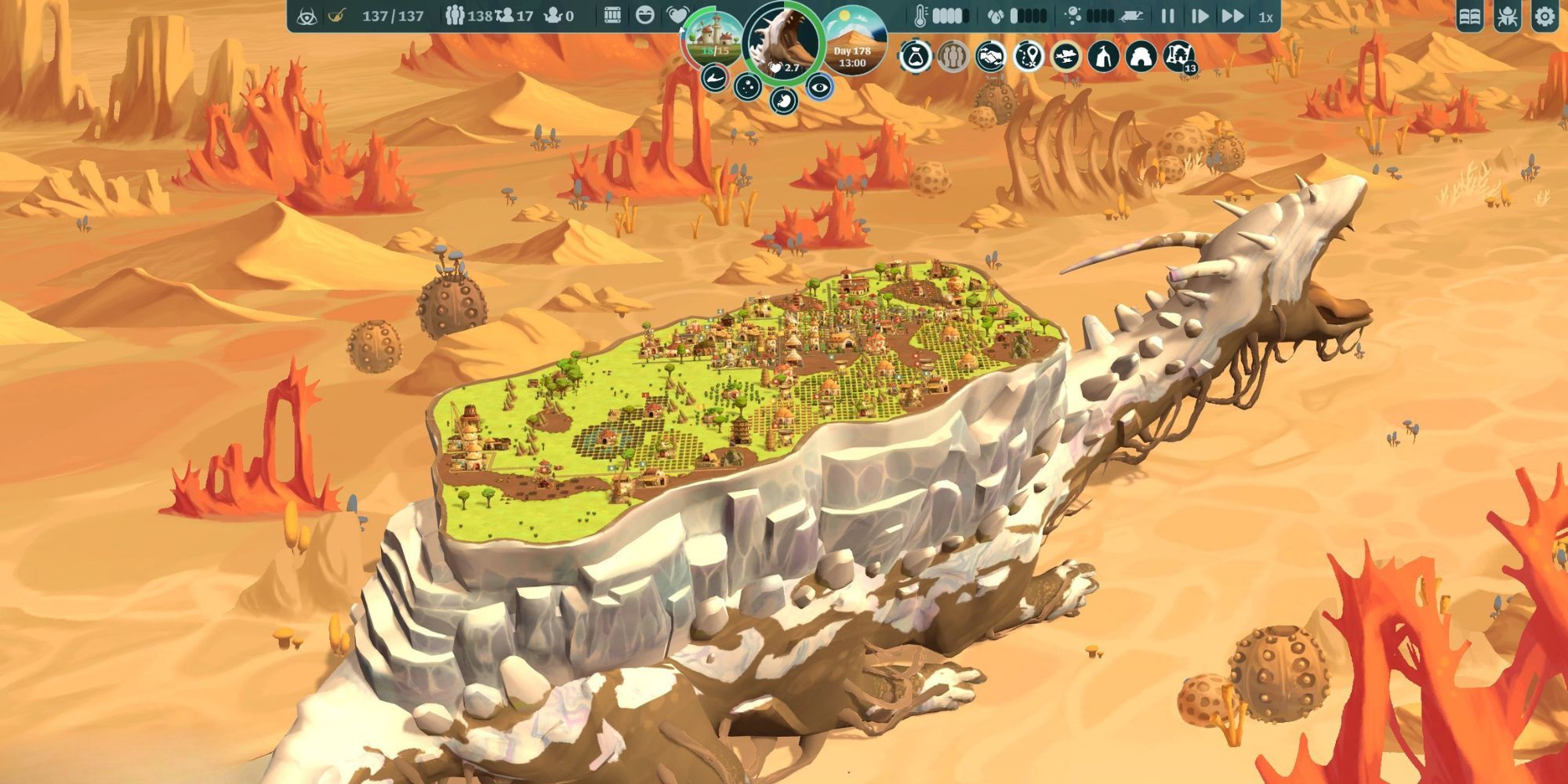 The Wandering Village Onbu Yawns to Sleep