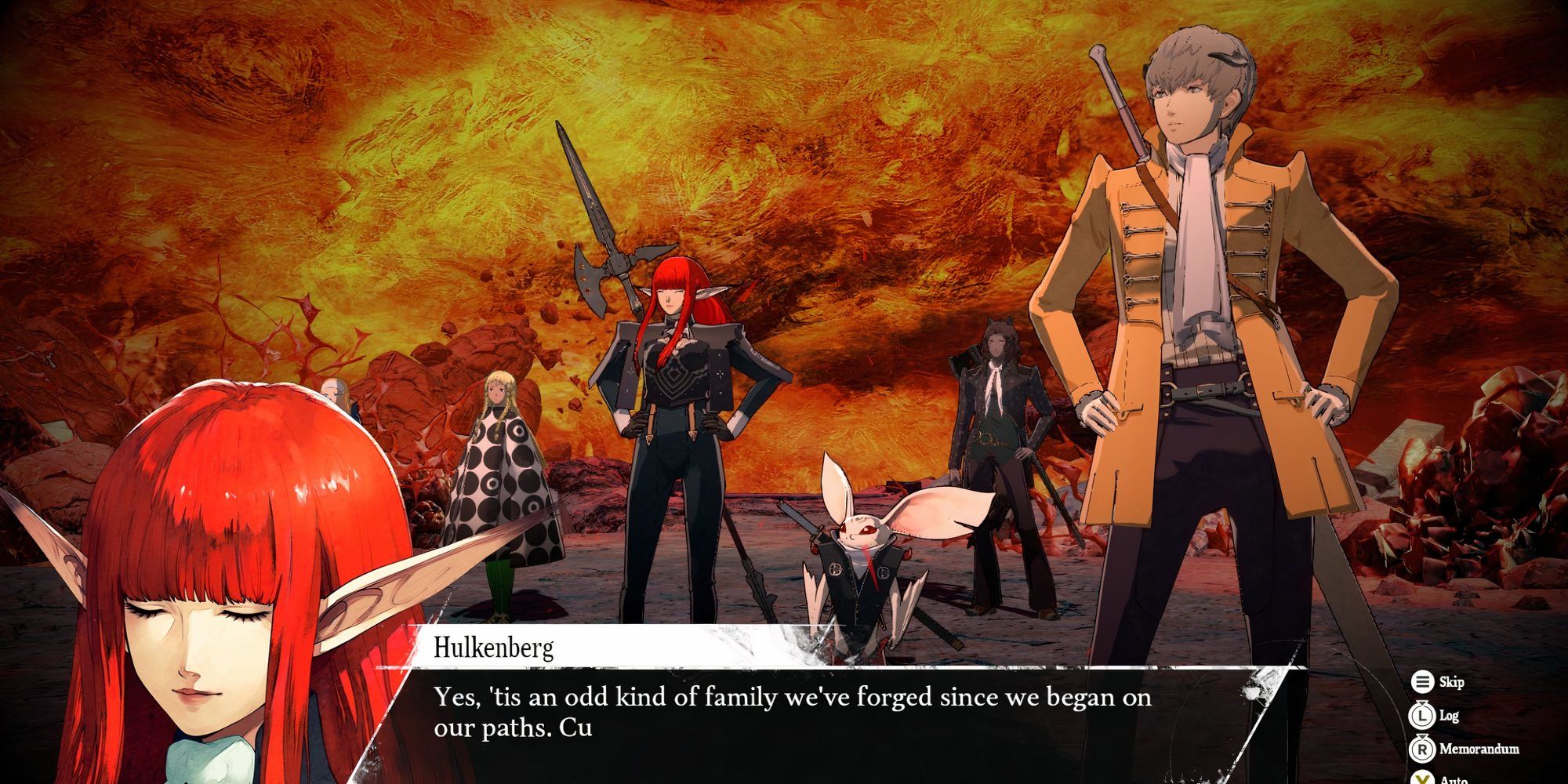 The team after defeating a Human in the Tyrant Star