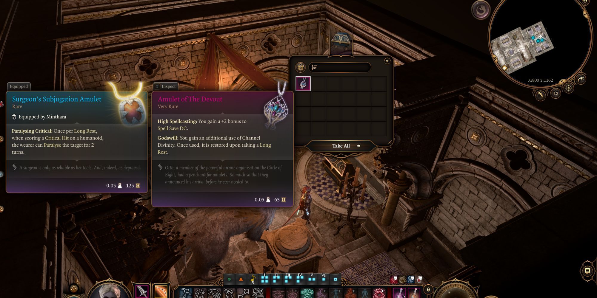 Baldur's Gate 3 Amulet of the Devout Stormshore Tabernacle Amulet