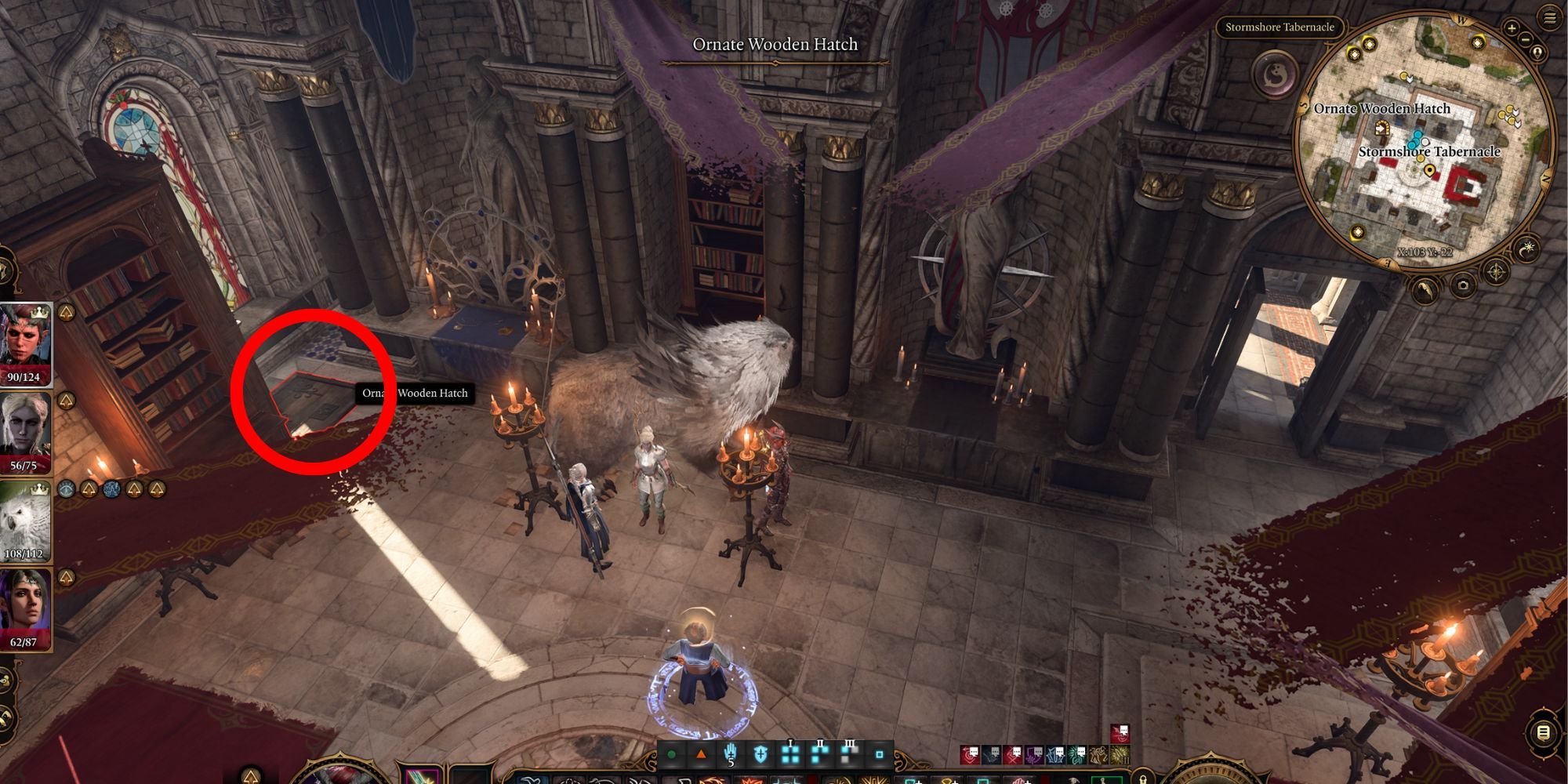 Baldur's Gate 3 Amulet of the Devout Stormshore Tabernacle Basement Hatch