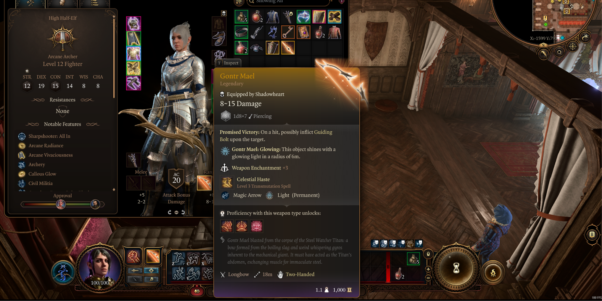 Baldur's Gate 3 Arcane Archer Build Gontr Mael